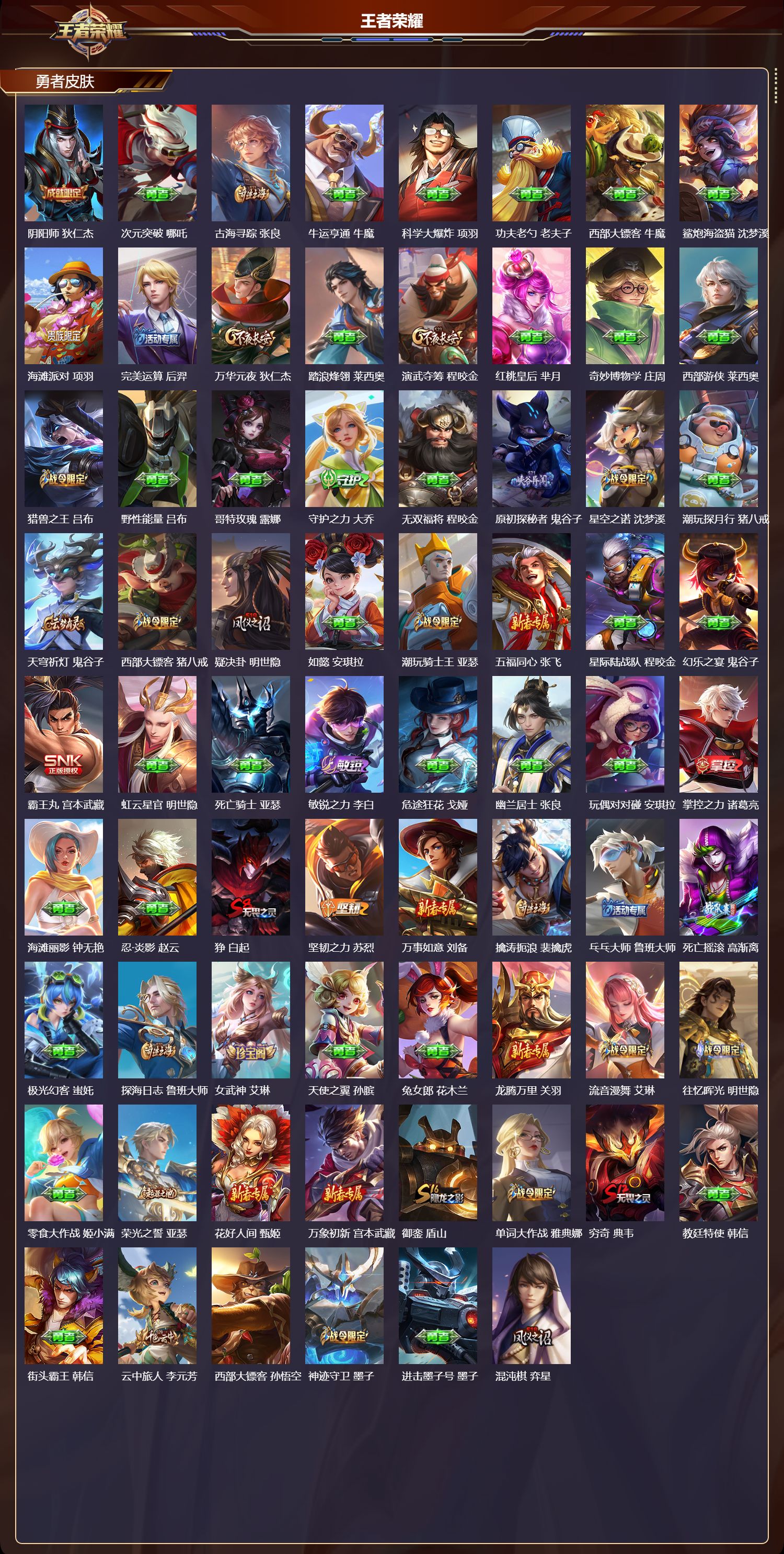 WZQM434000王者荣耀账号详情图5