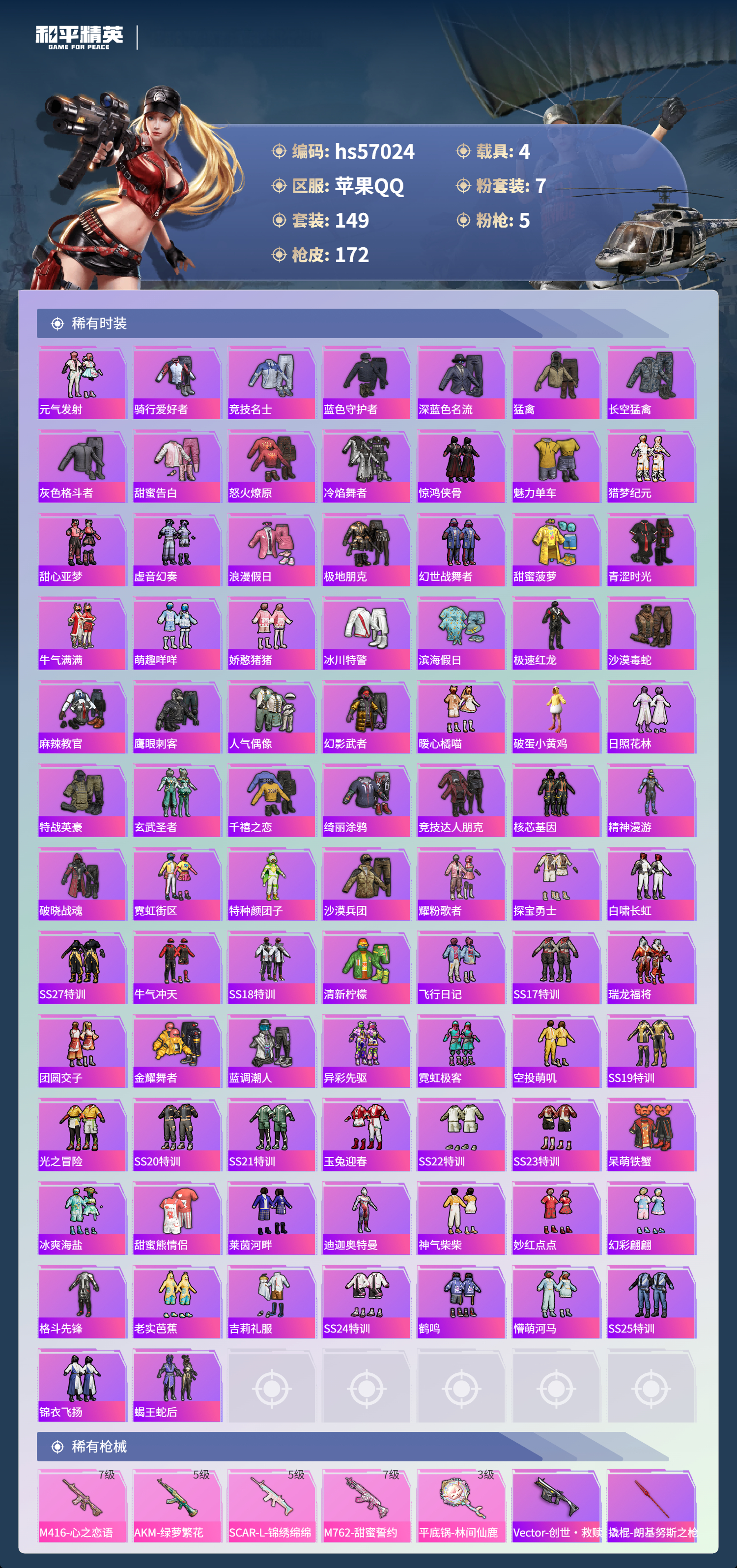 HPSJ421489和平精英账号详情图6