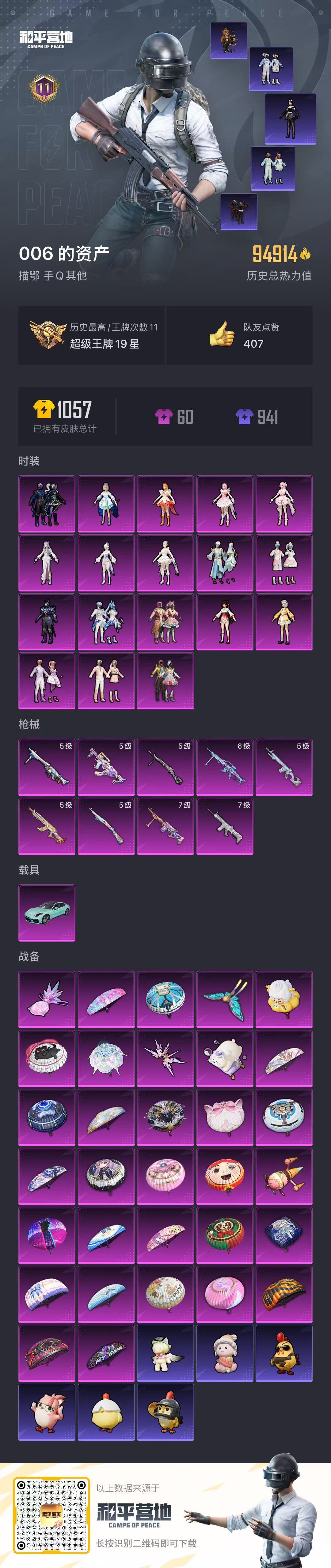 HPCMW419208和平精英账号详情图2