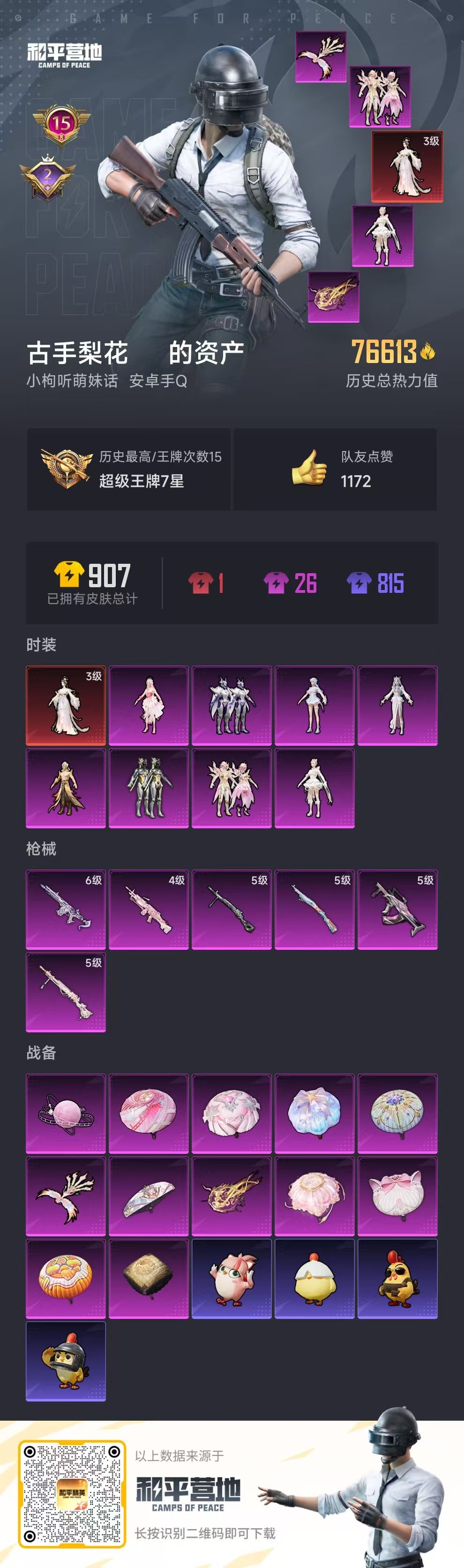 HPCMW418113和平精英账号详情图5