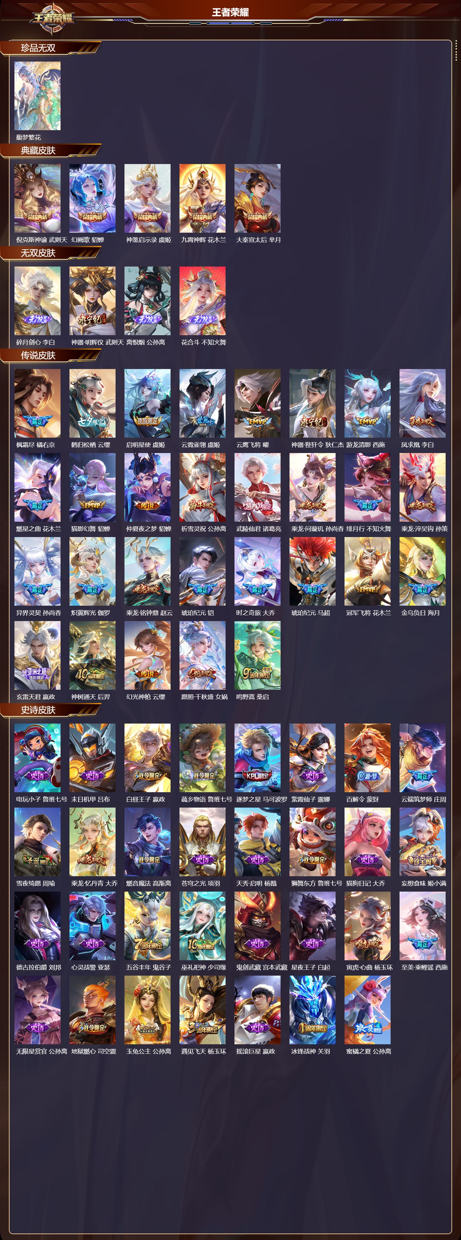 WZCMW4105480王者荣耀账号详情图6