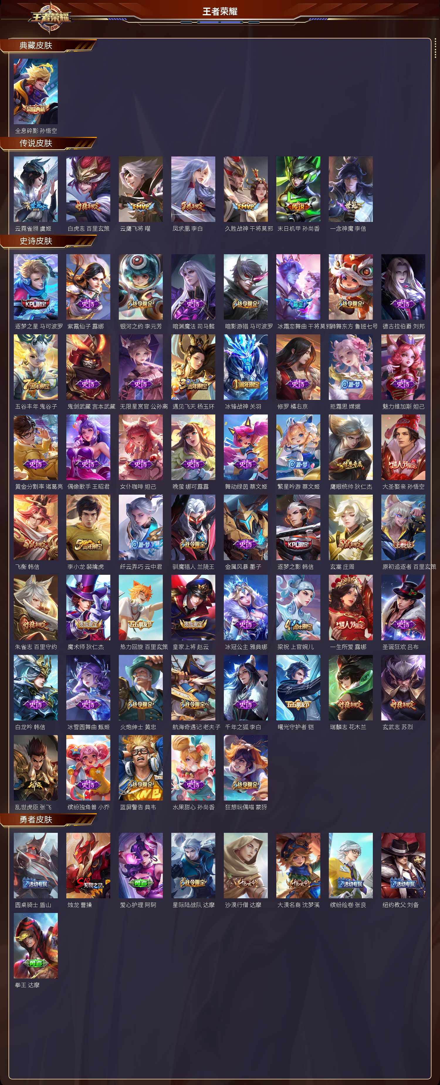 WZCMW4103110王者荣耀账号详情图12 WZCMW4103110王者荣耀账号详情图12