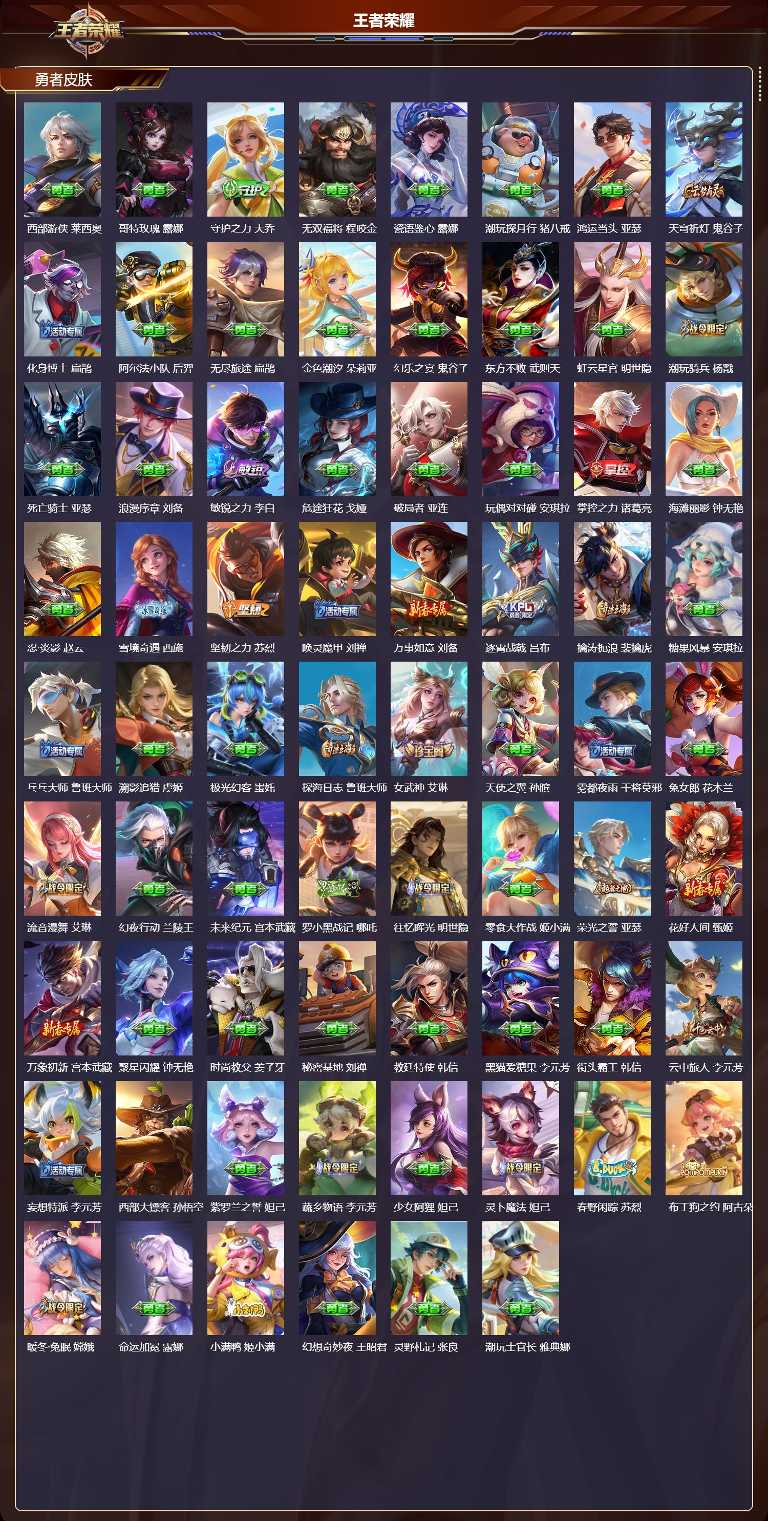 WZCMW4105386王者荣耀账号详情图8