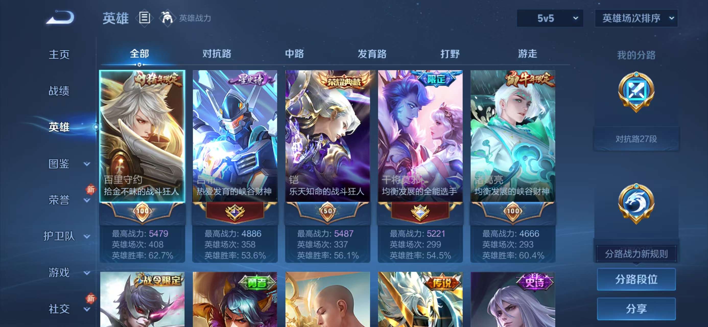 WZCMW4105359王者荣耀账号详情图4