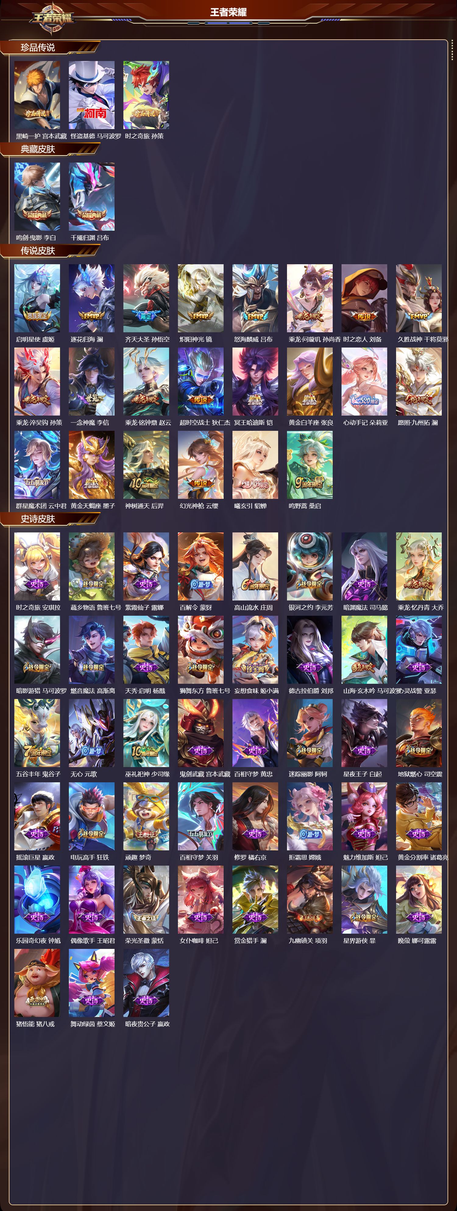 WZCMW4105383王者荣耀账号详情图6