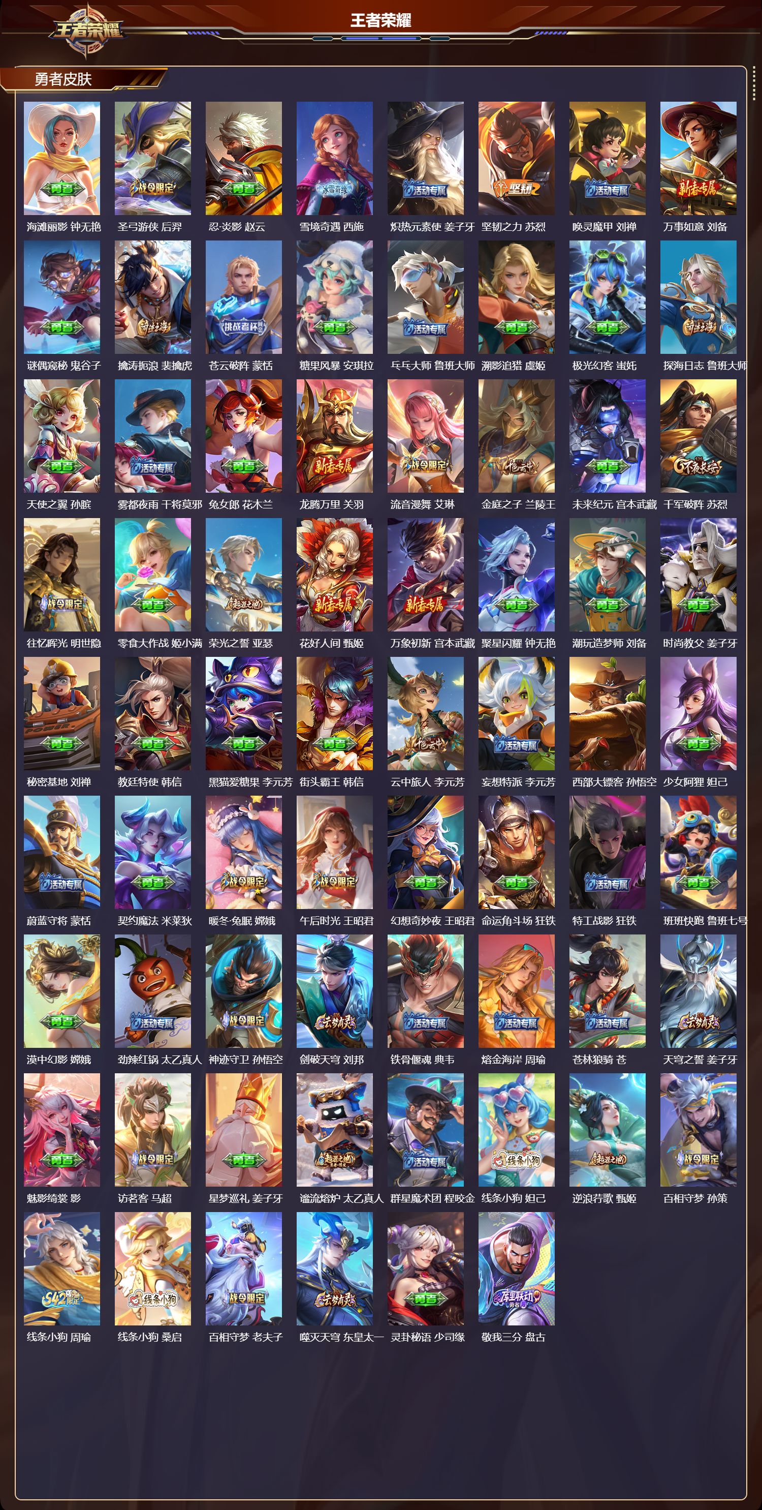 WZCMW4106115王者荣耀账号详情图5