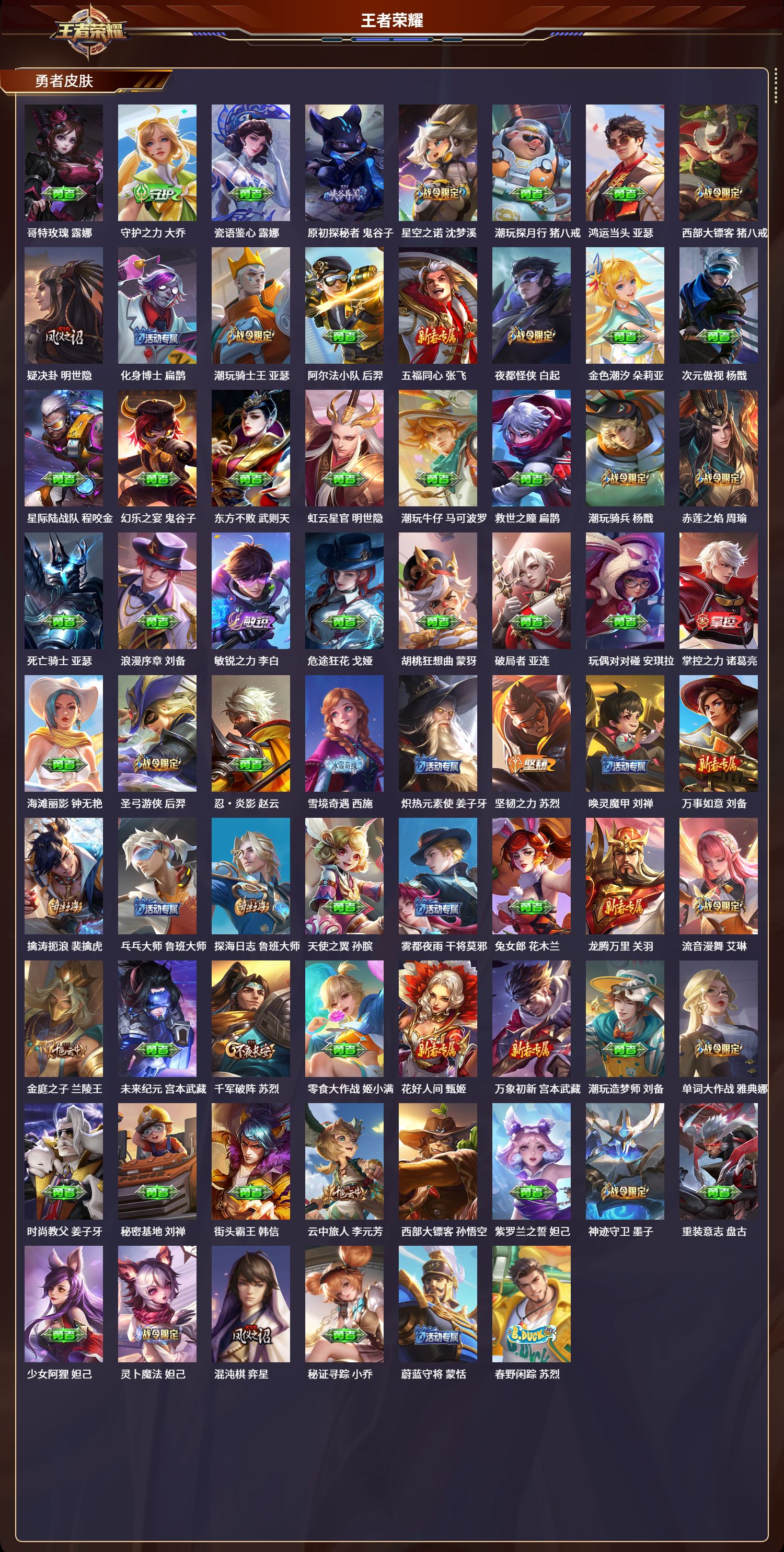 WZQM4106067王者荣耀账号详情图6