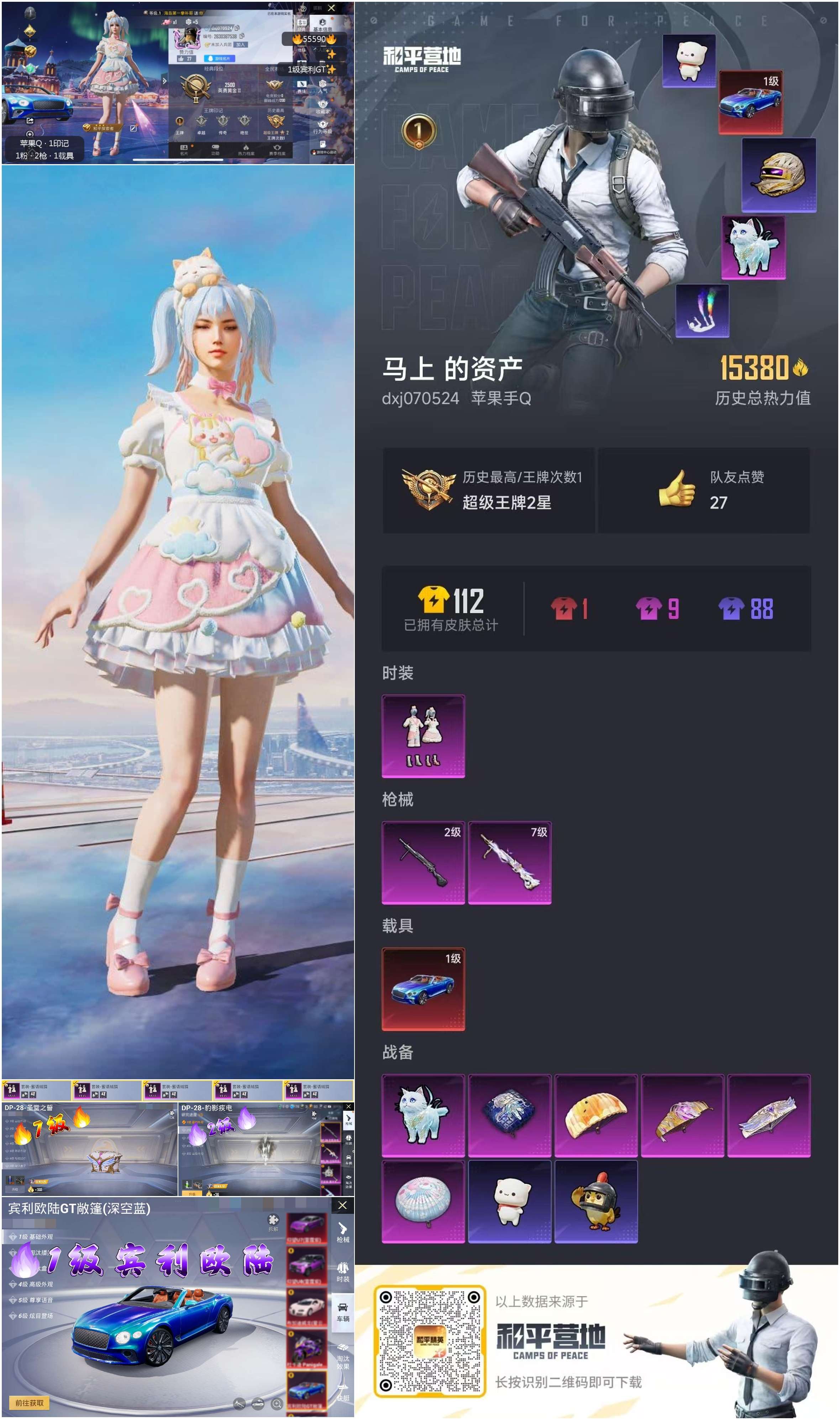 HPCMW456286和平精英账号详情图5