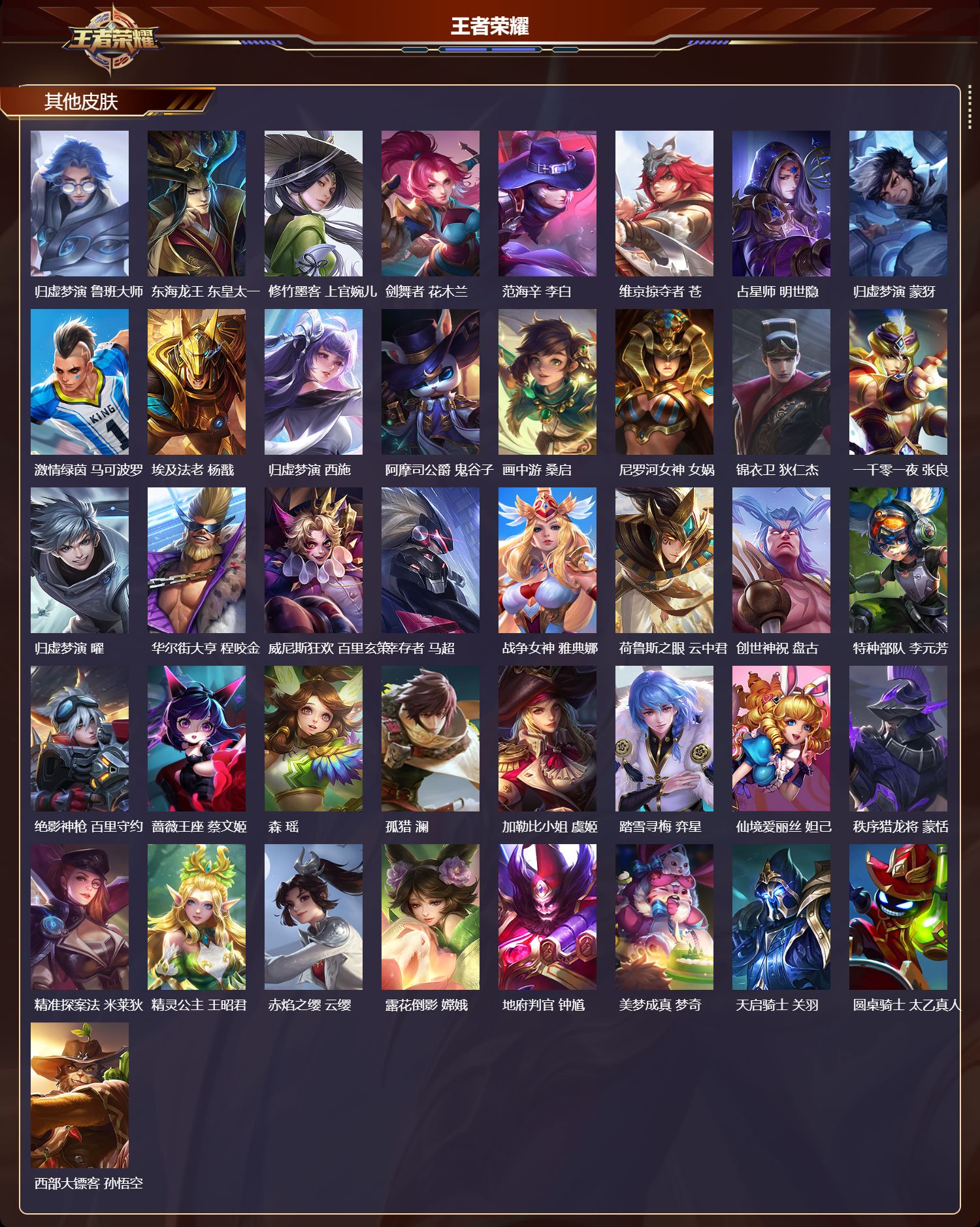 WZCMW4105436王者荣耀账号详情图9