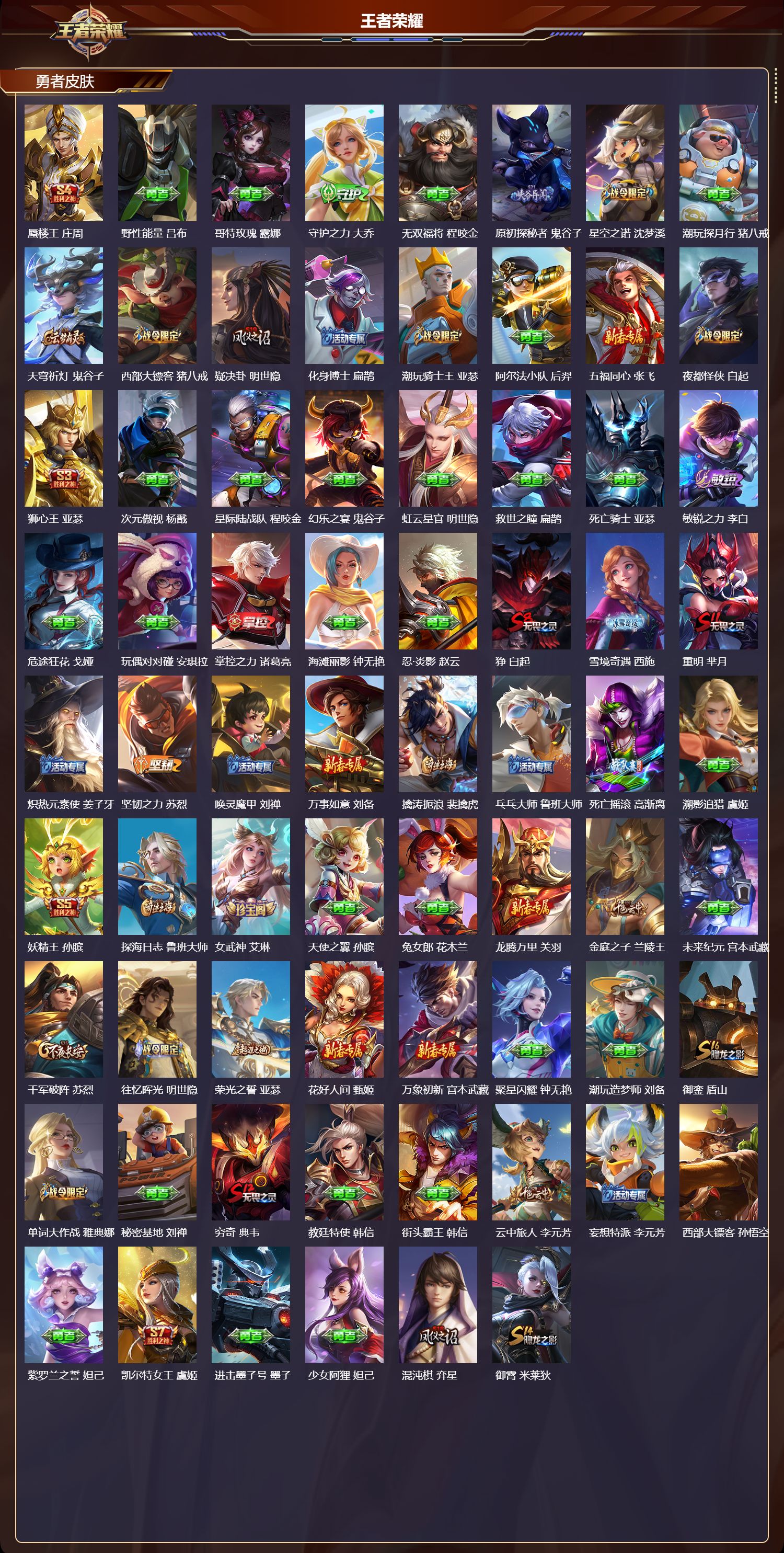 WZCMW4105394王者荣耀账号详情图8