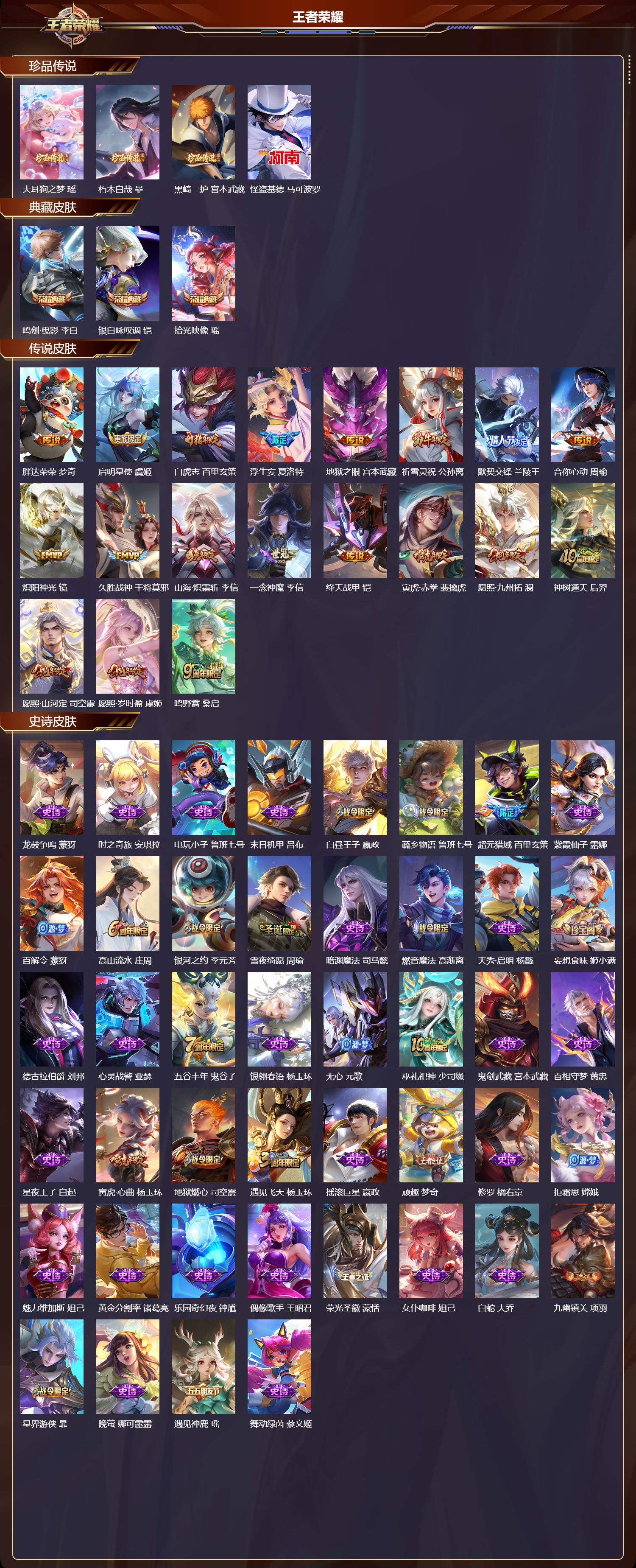 WZCMW4105356王者荣耀账号详情图7