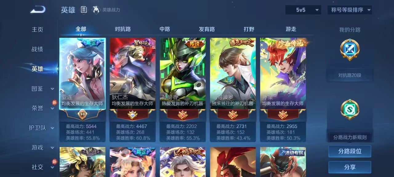 WZCMW4105392王者荣耀账号详情图5