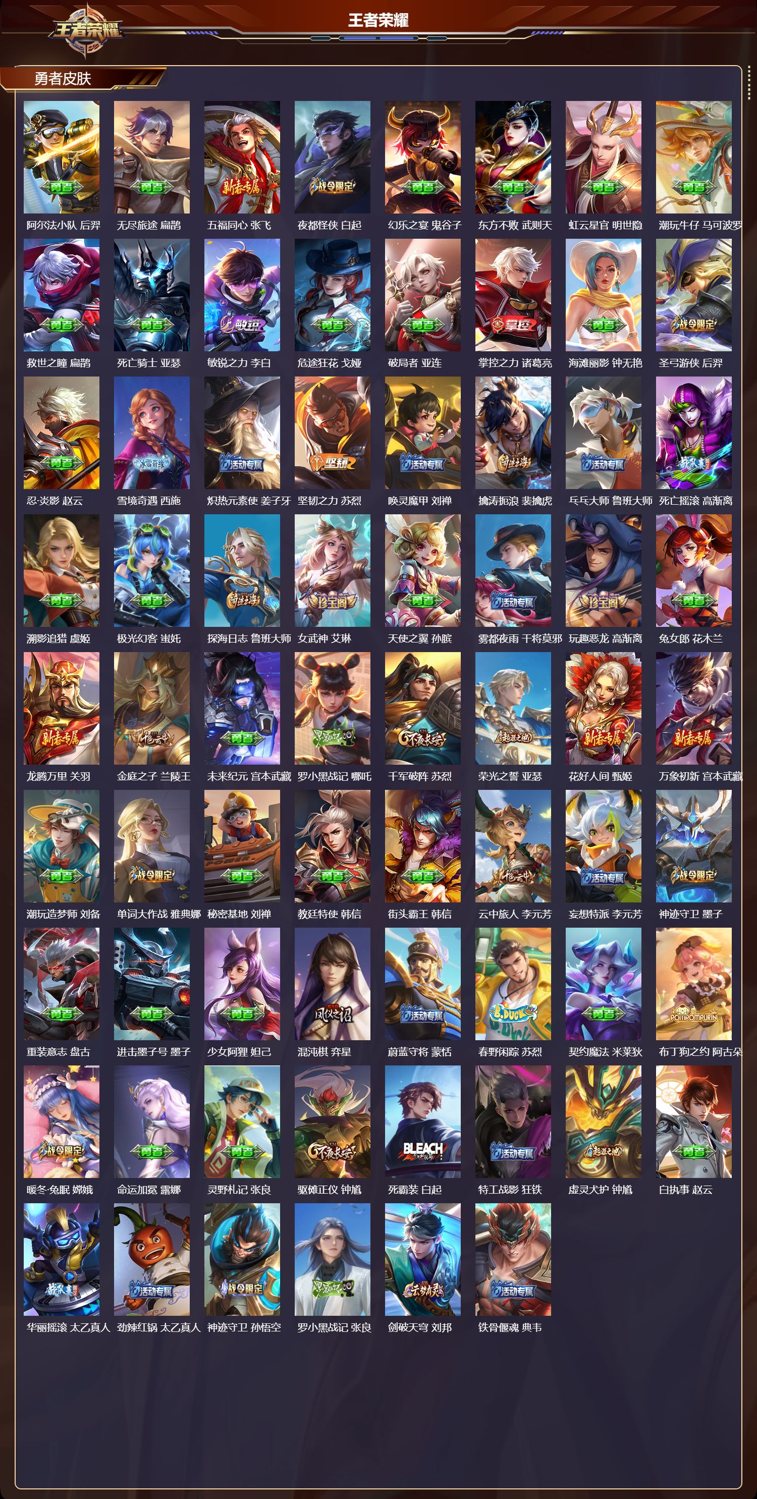 WZCMW4105359王者荣耀账号详情图8