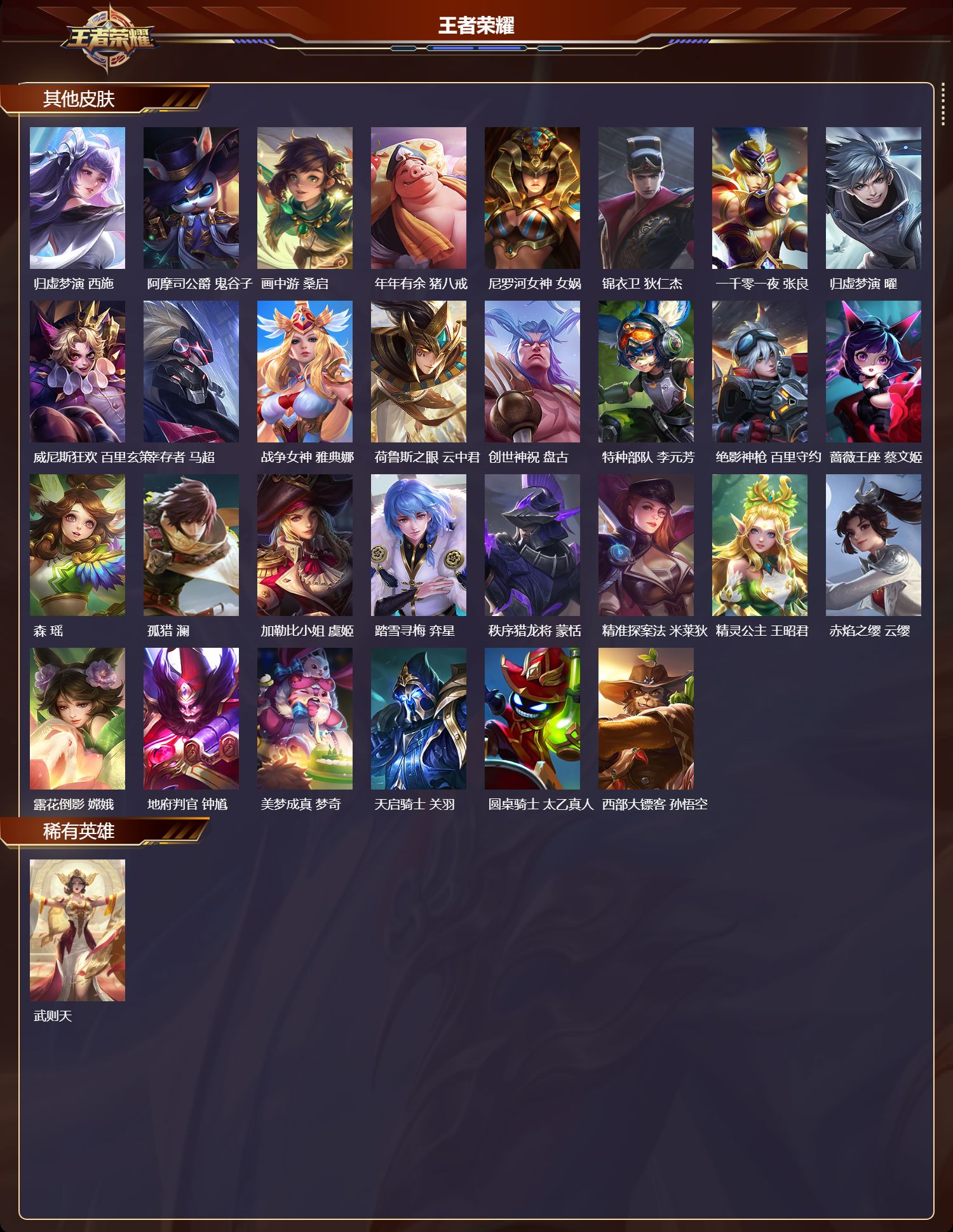 WZQM4107412王者荣耀账号详情图9