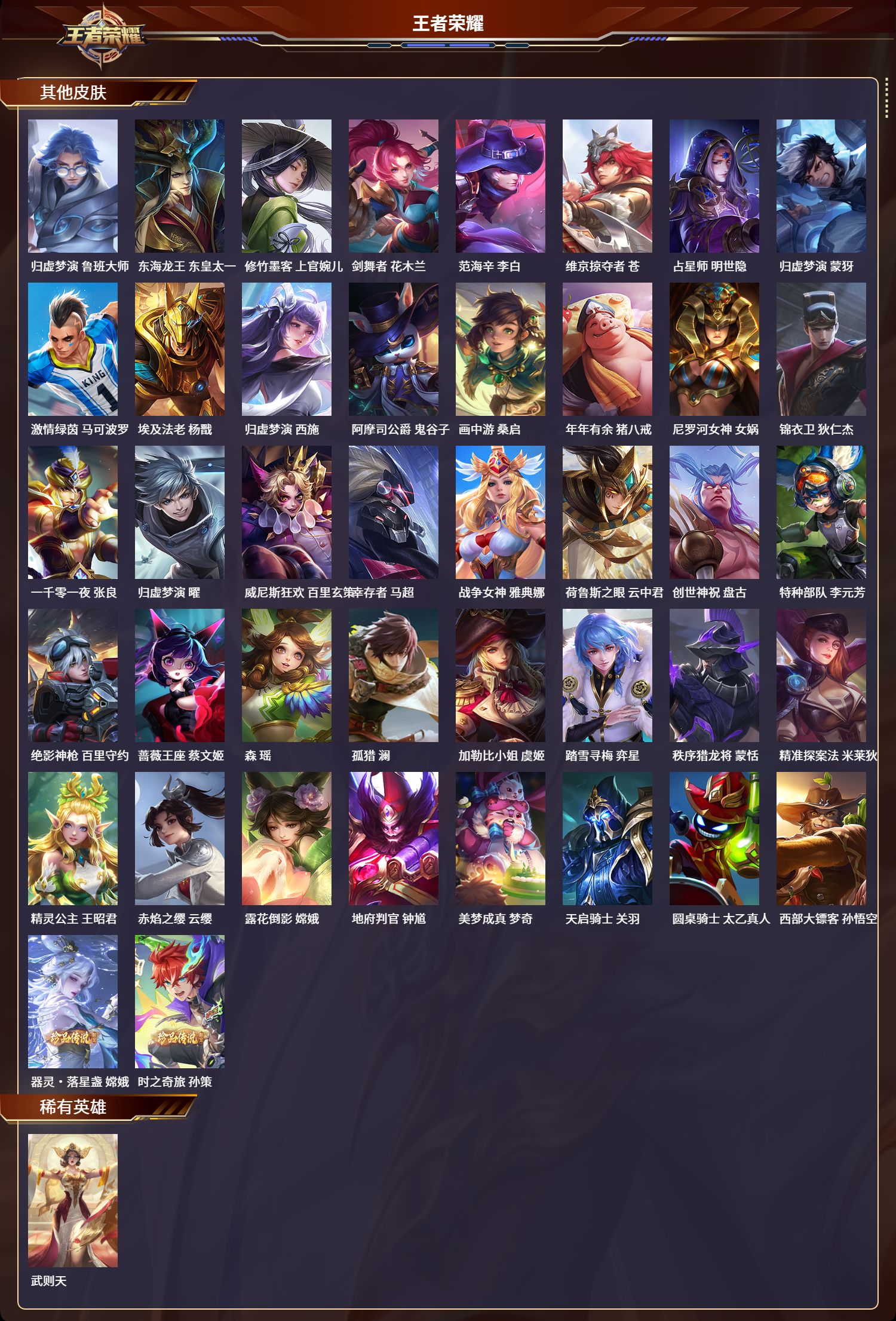 WZQM4106067王者荣耀账号详情图8