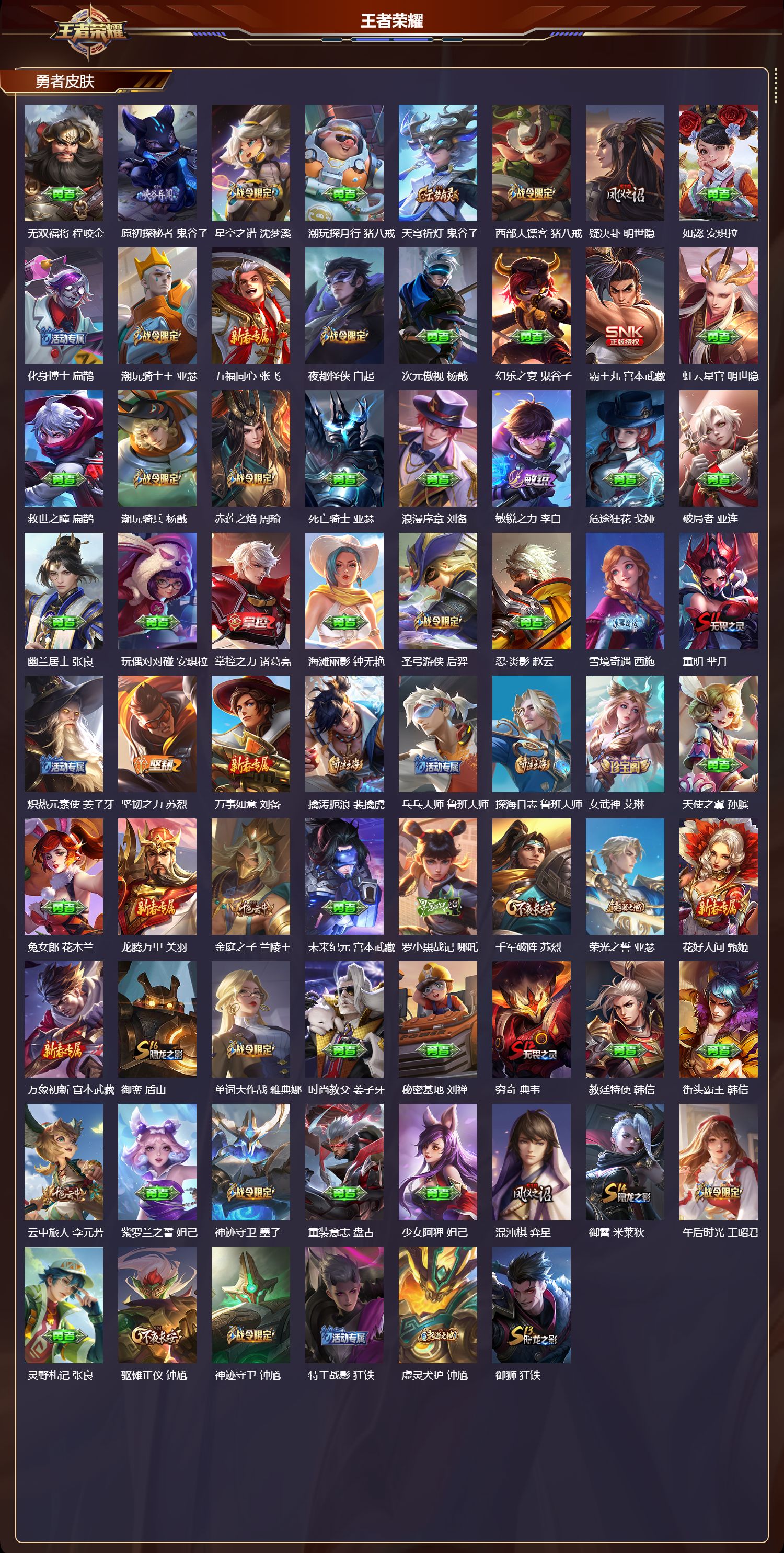 WZCMW4105398王者荣耀账号详情图8