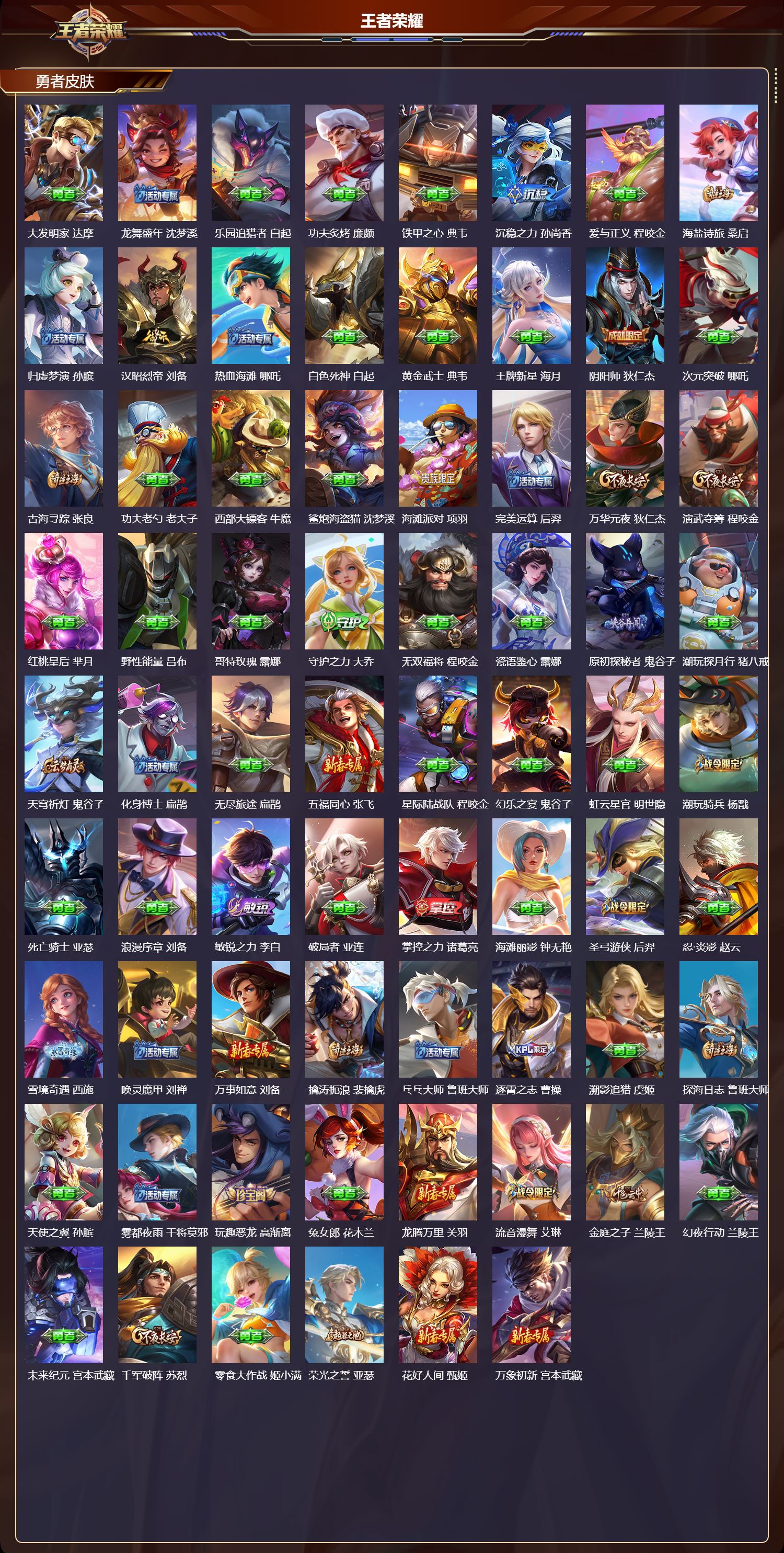 WZQM4158130王者荣耀账号详情图4