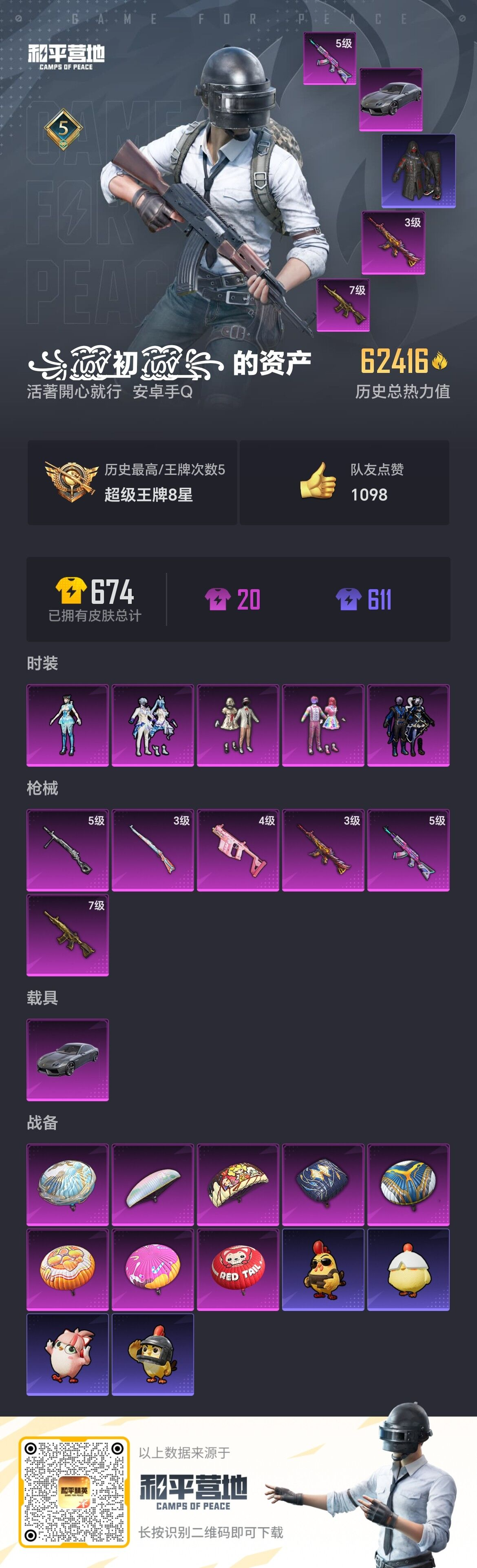 HPCMW456243和平精英账号详情图4