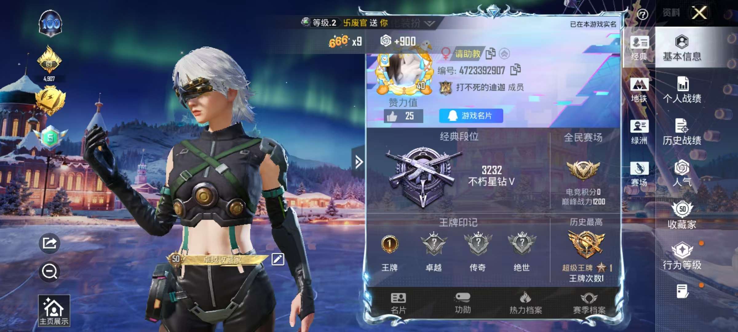 HPSJ455558和平精英账号详情图4