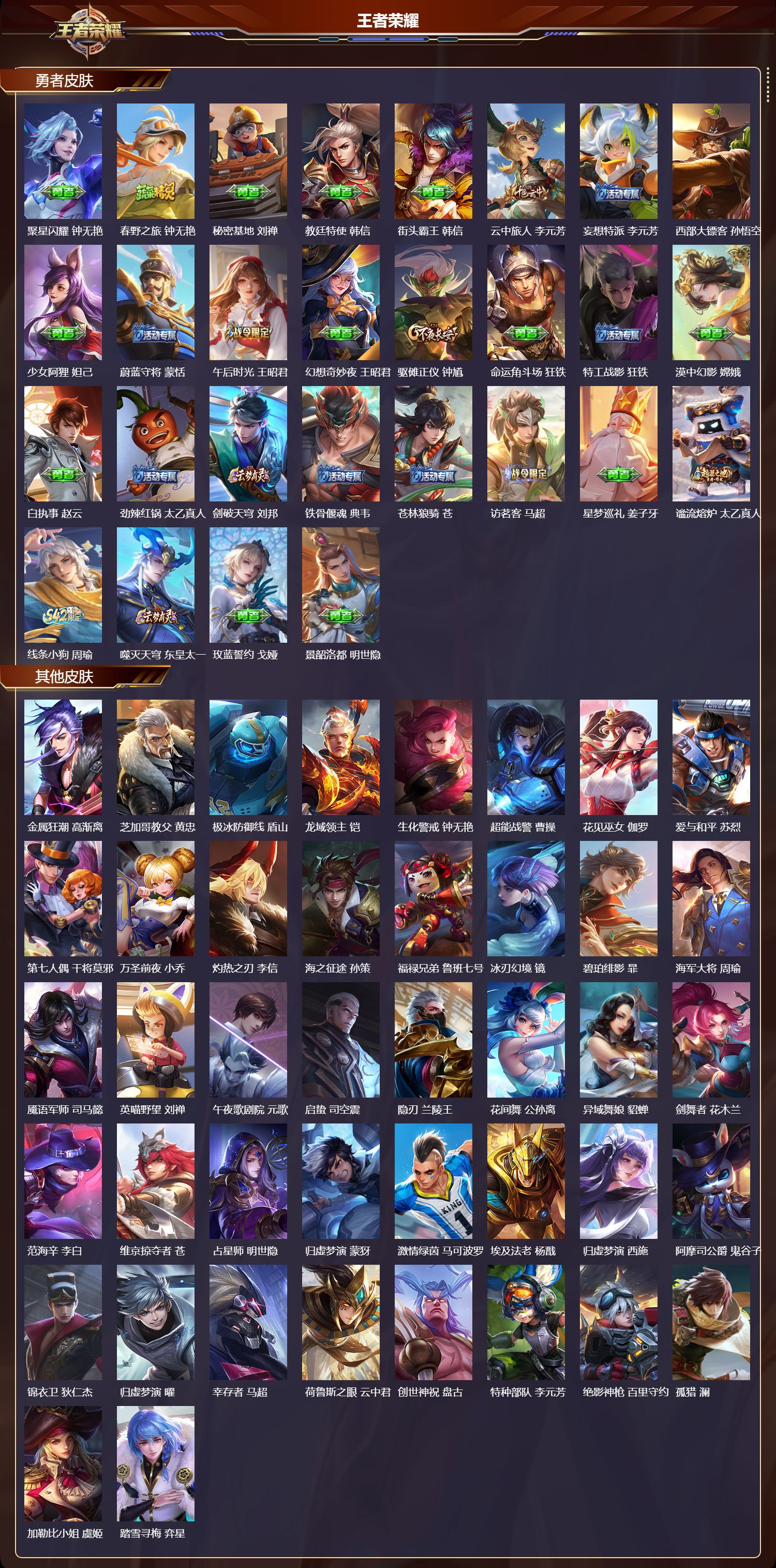 WZQM4158130王者荣耀账号详情图5