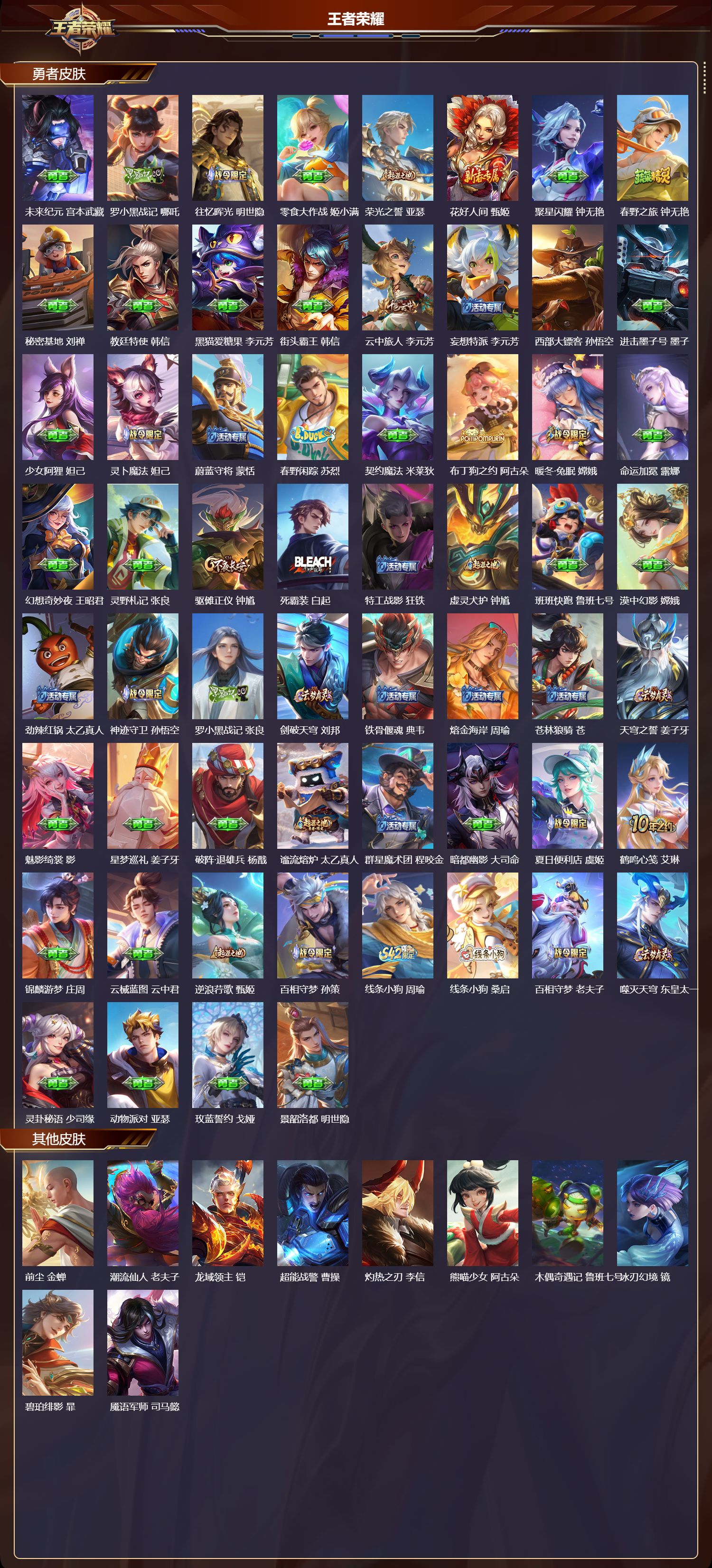 WZCMW4105416王者荣耀账号详情图9