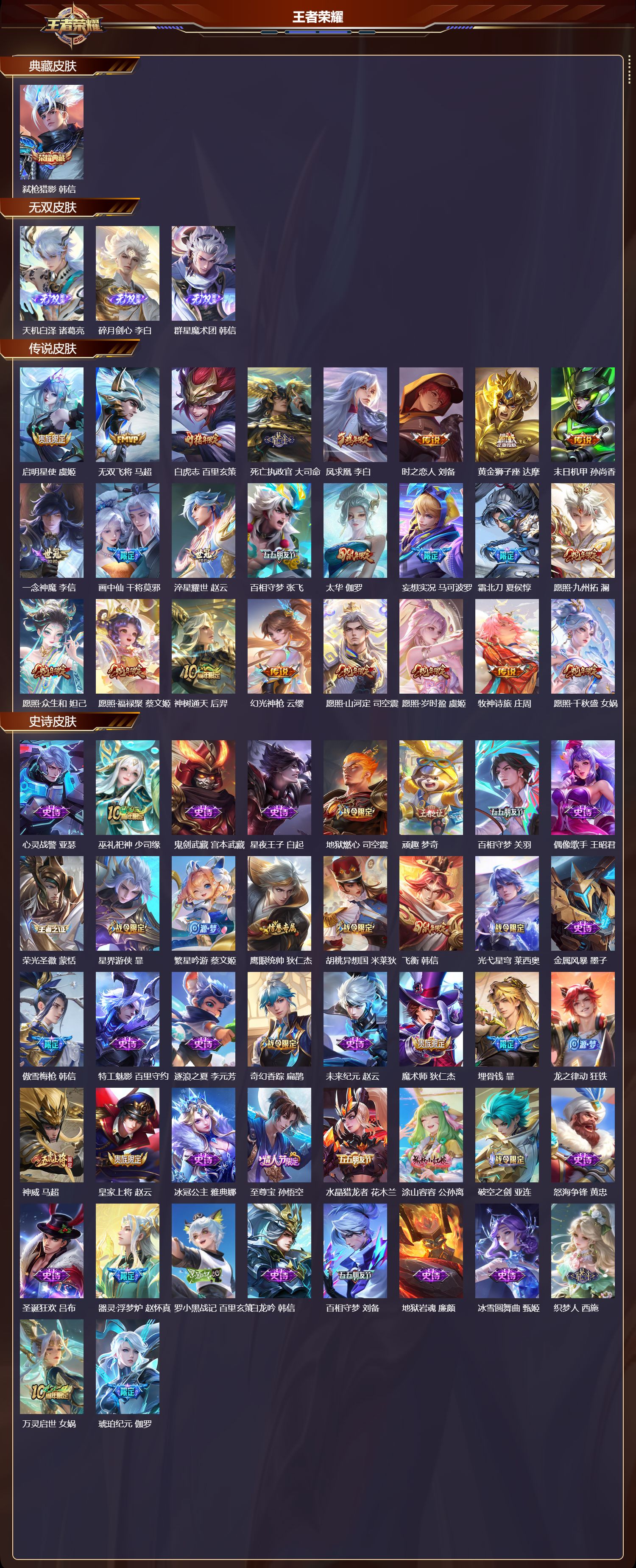 WZCMW4105361王者荣耀账号详情图6