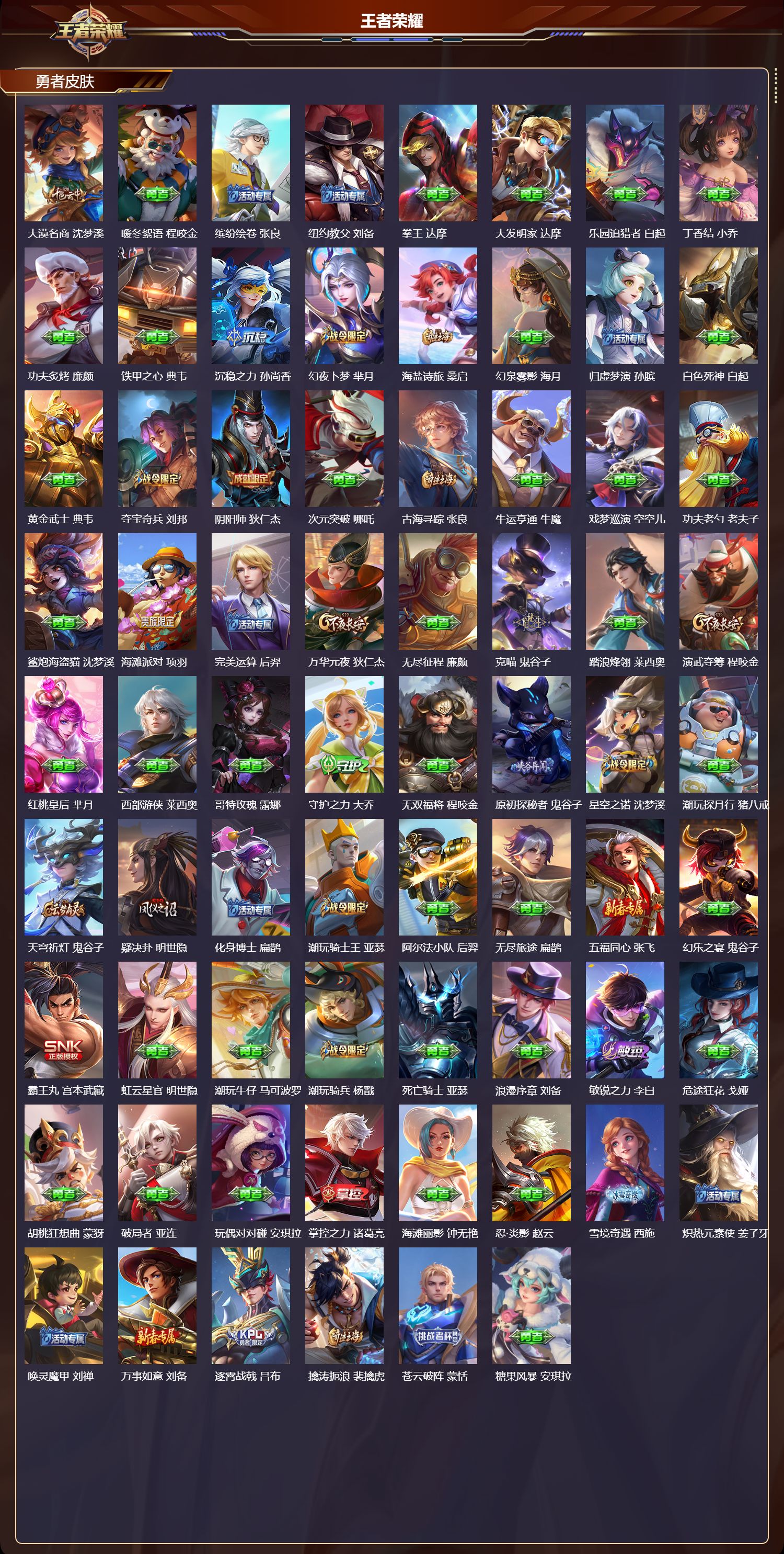 WZQM4107387王者荣耀账号详情图5