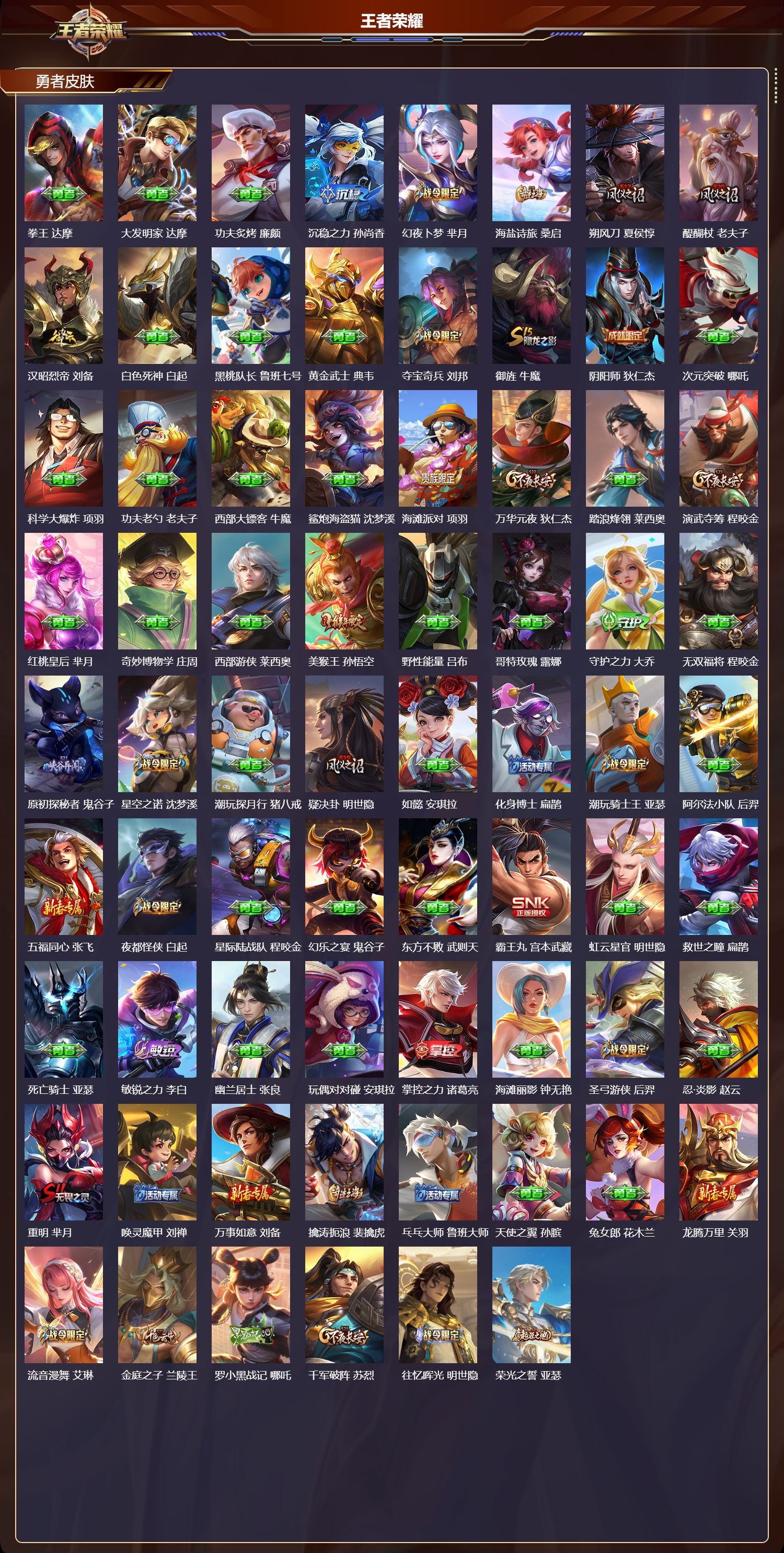 WZCMW4105436王者荣耀账号详情图7