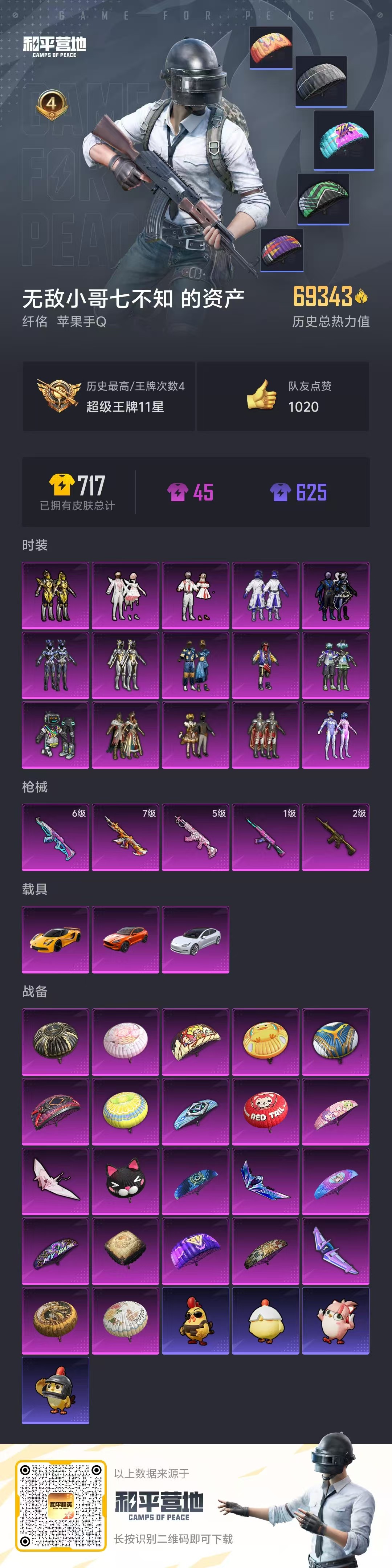 HPCMW456139和平精英账号详情图3