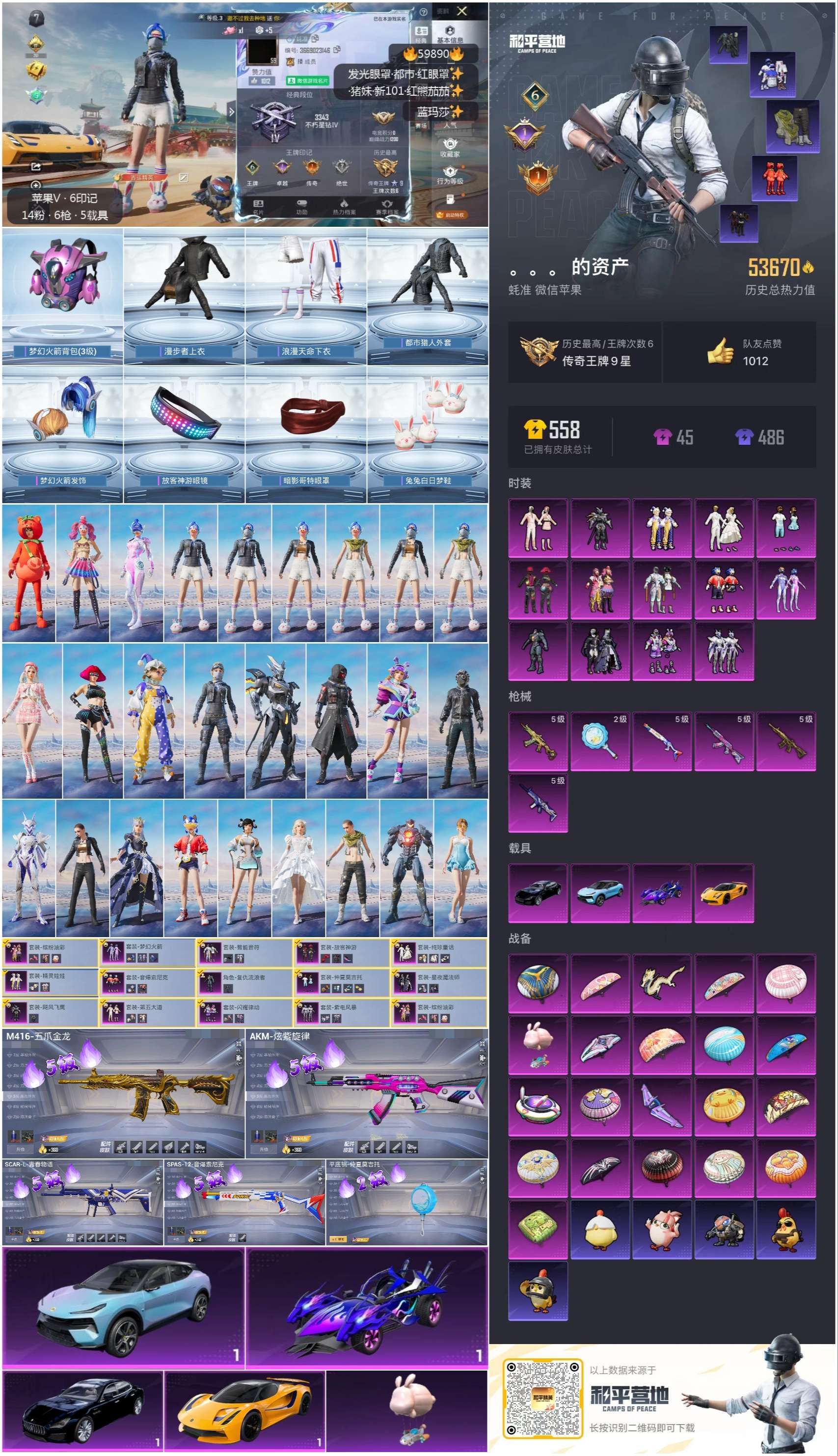 HPSJ454862和平精英账号详情图4