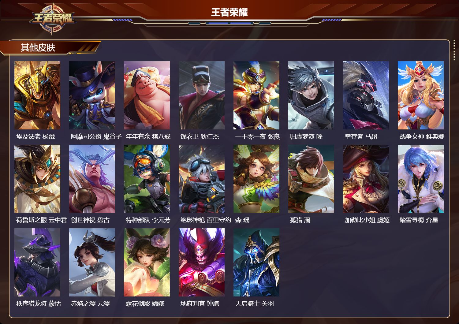 WZMK4151682王者荣耀账号详情图5