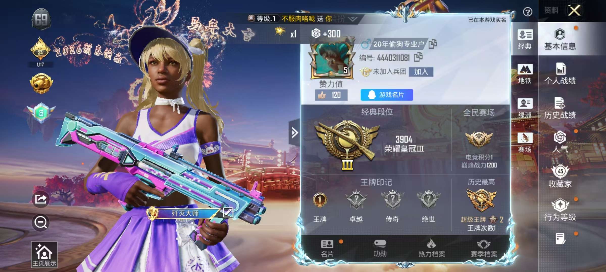 HPCMW478971和平精英账号详情图2