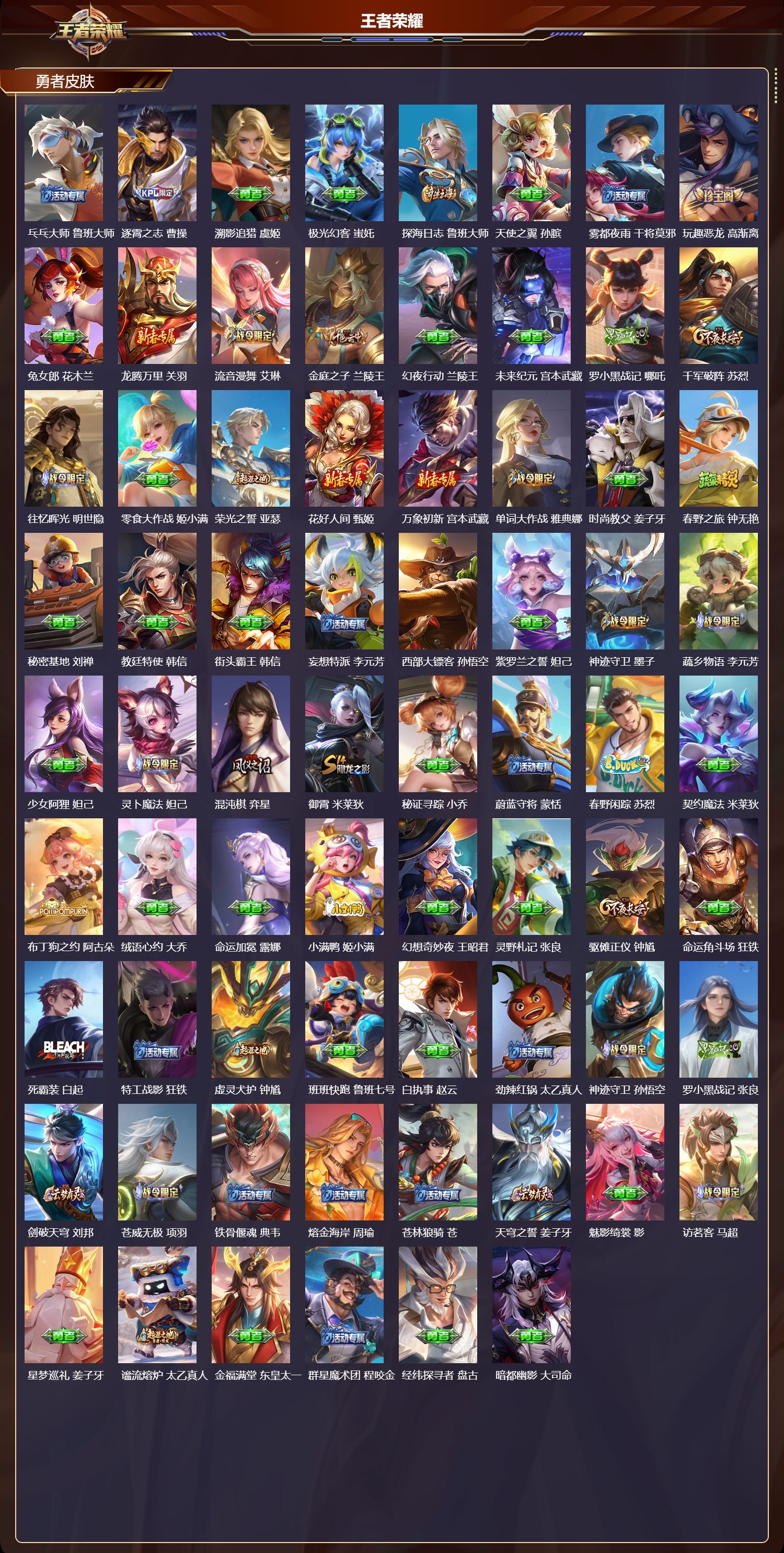 WZCMW4142248王者荣耀账号详情图9