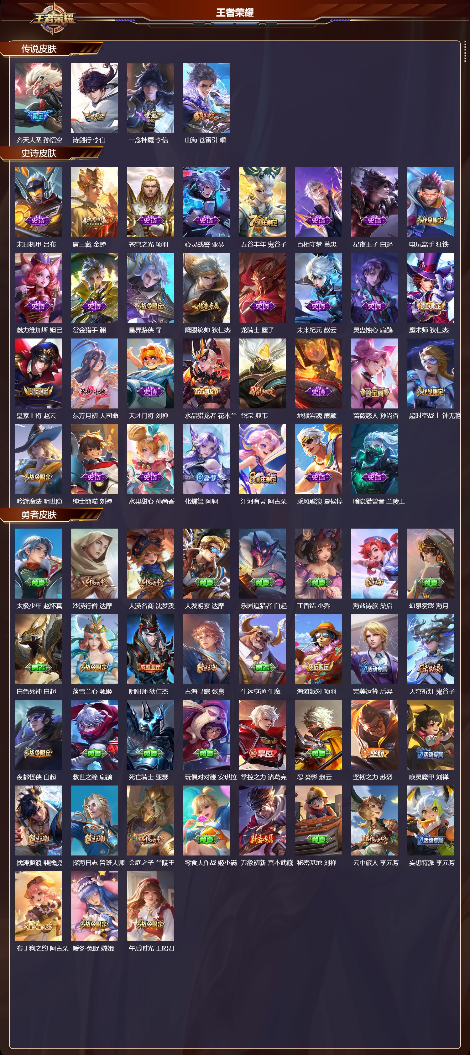 WZCMW4141704王者荣耀账号详情图6