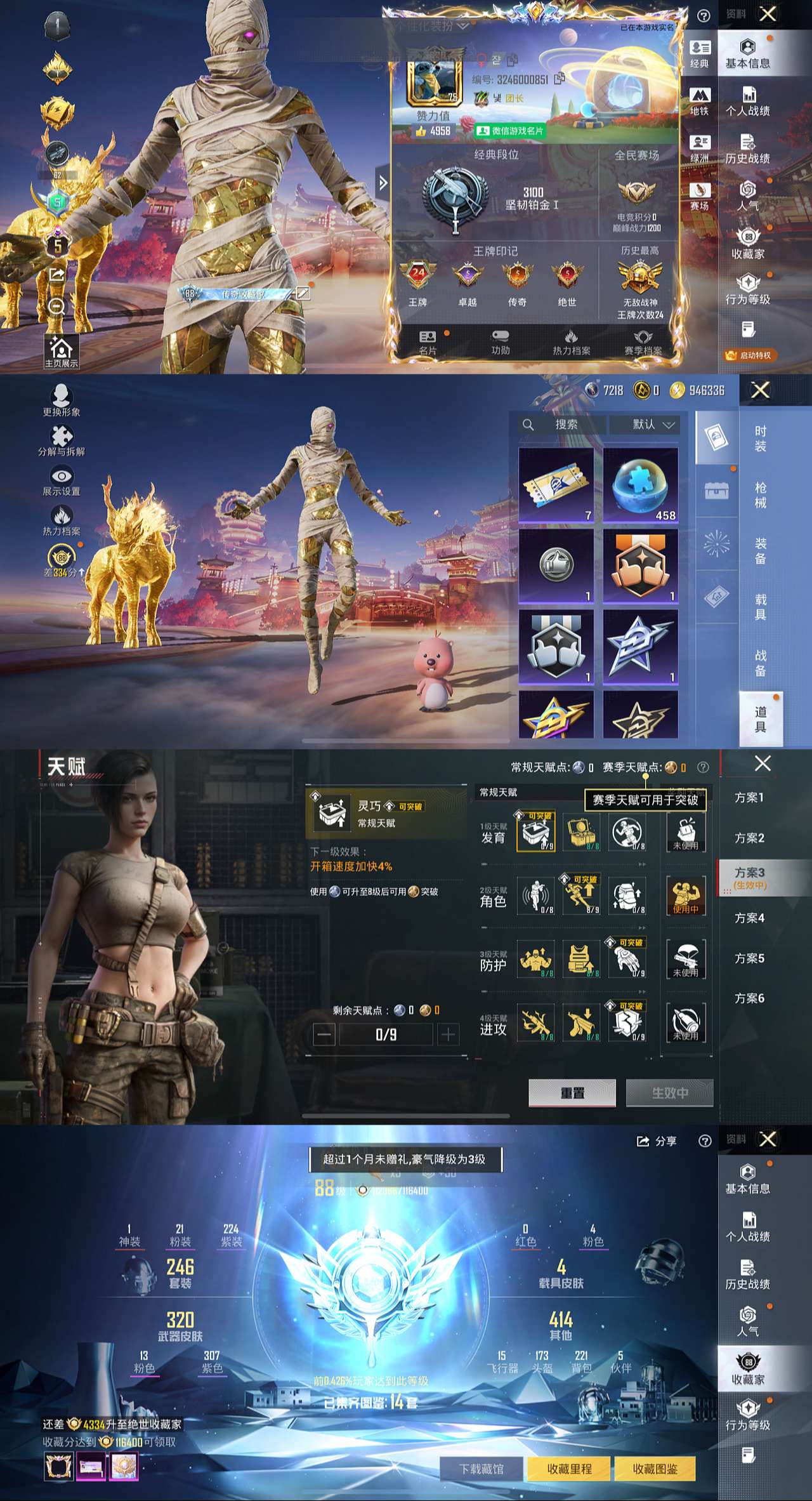 HPLX4122959和平精英账号详情图2