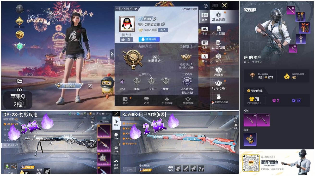 HPSJ478977和平精英账号详情图4