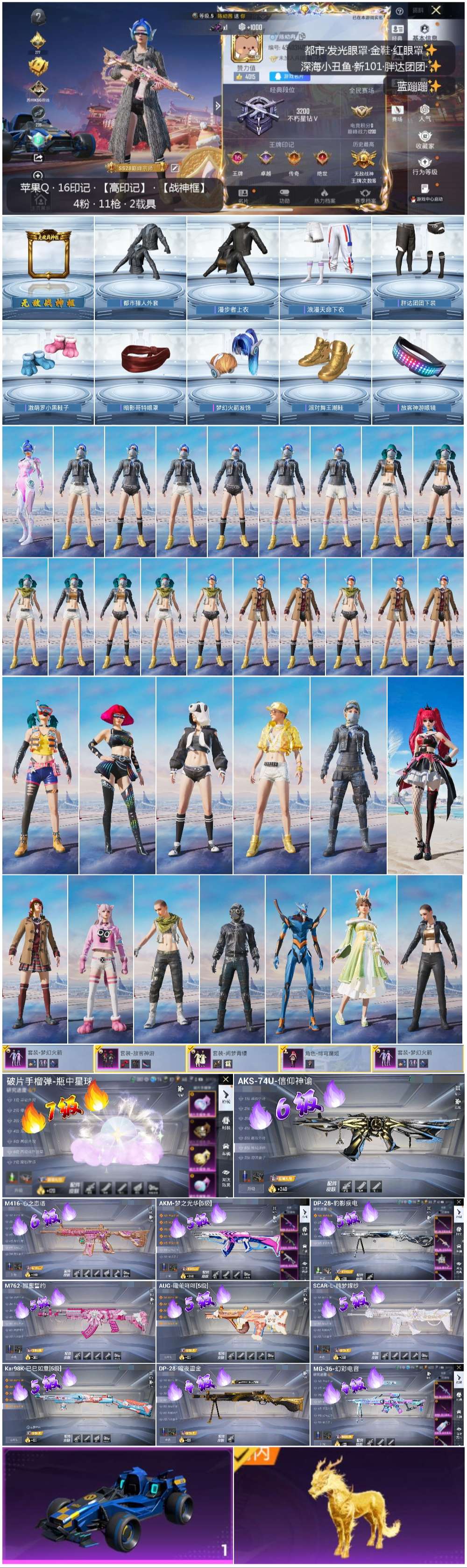 HPSJ479016和平精英账号详情图4