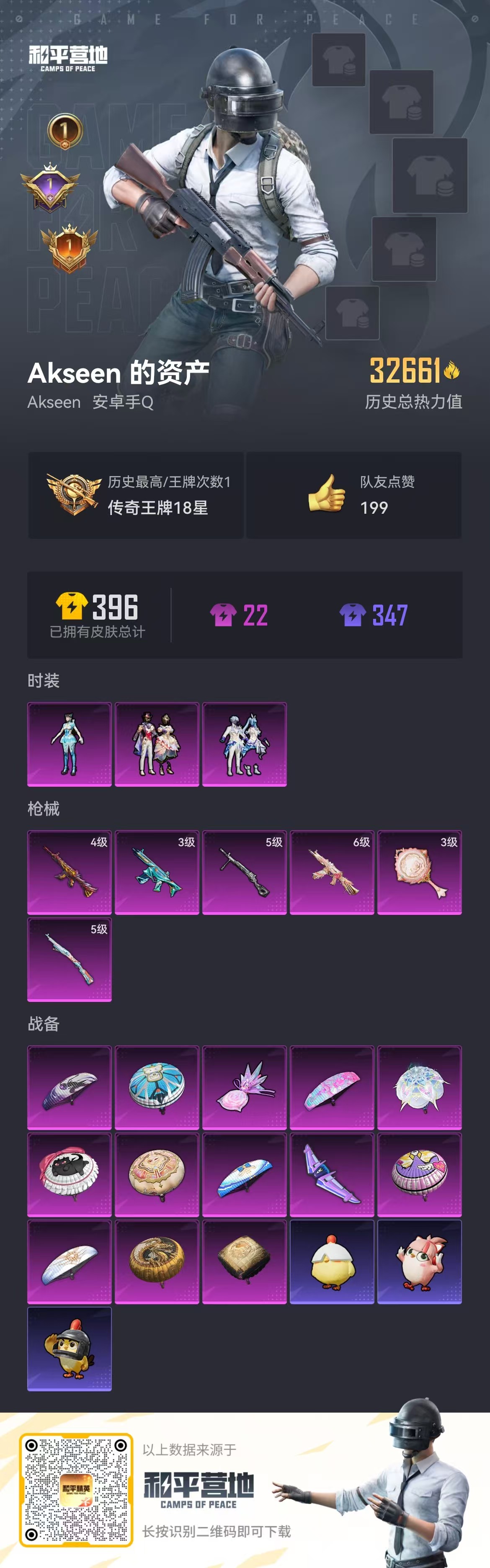 HPSJ478962和平精英账号详情图3