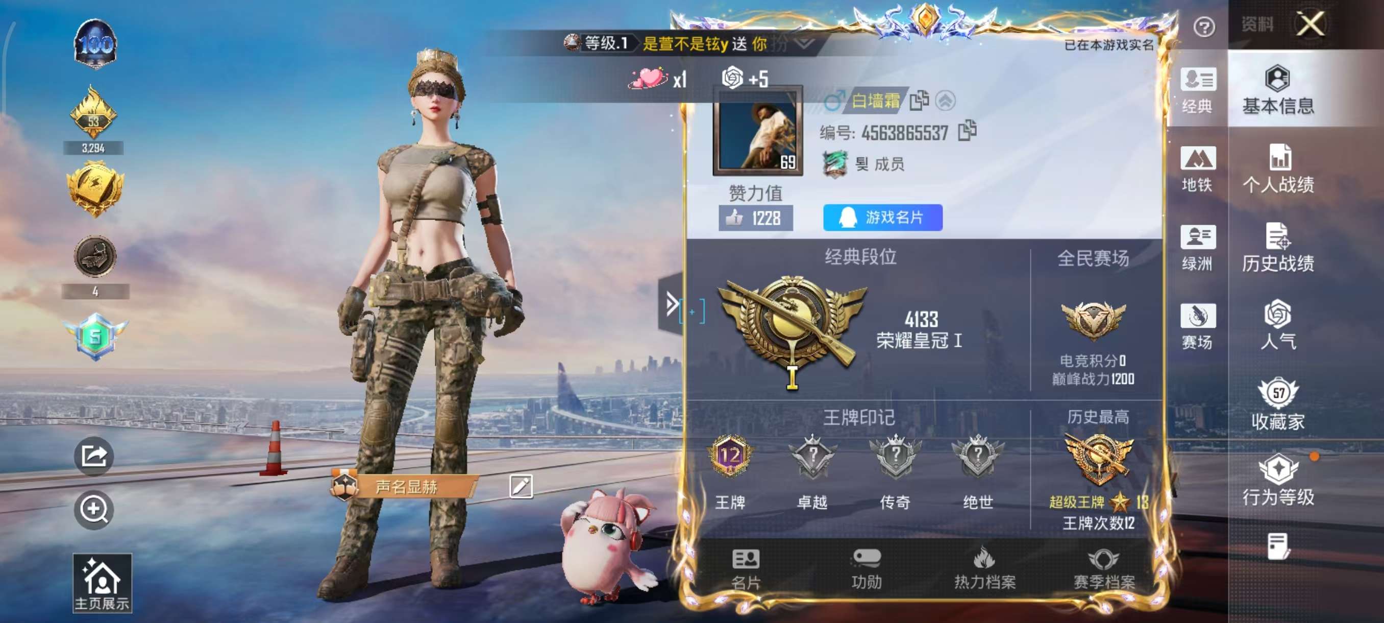 HPCMW477461和平精英账号详情图2