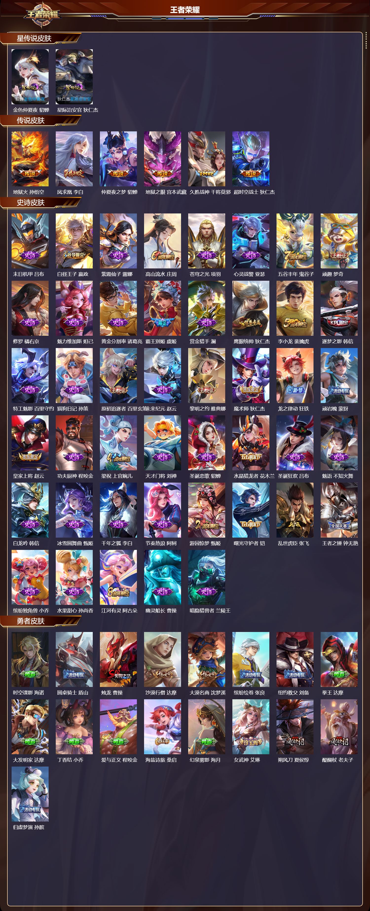 WZMK4151692王者荣耀账号详情图2 WZMK4151692王者荣耀账号详情图2