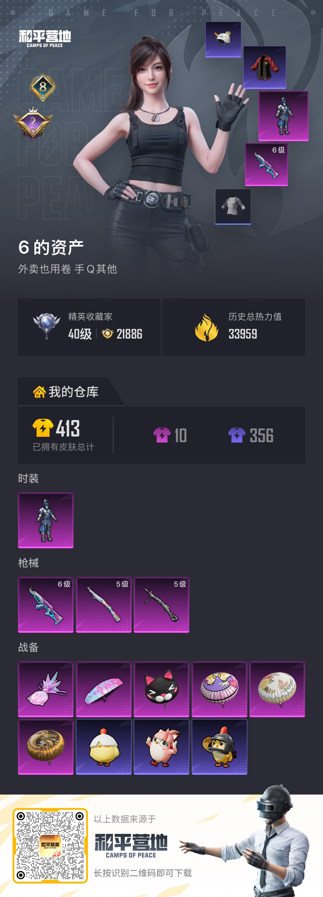 HPSJ477144和平精英账号详情图3