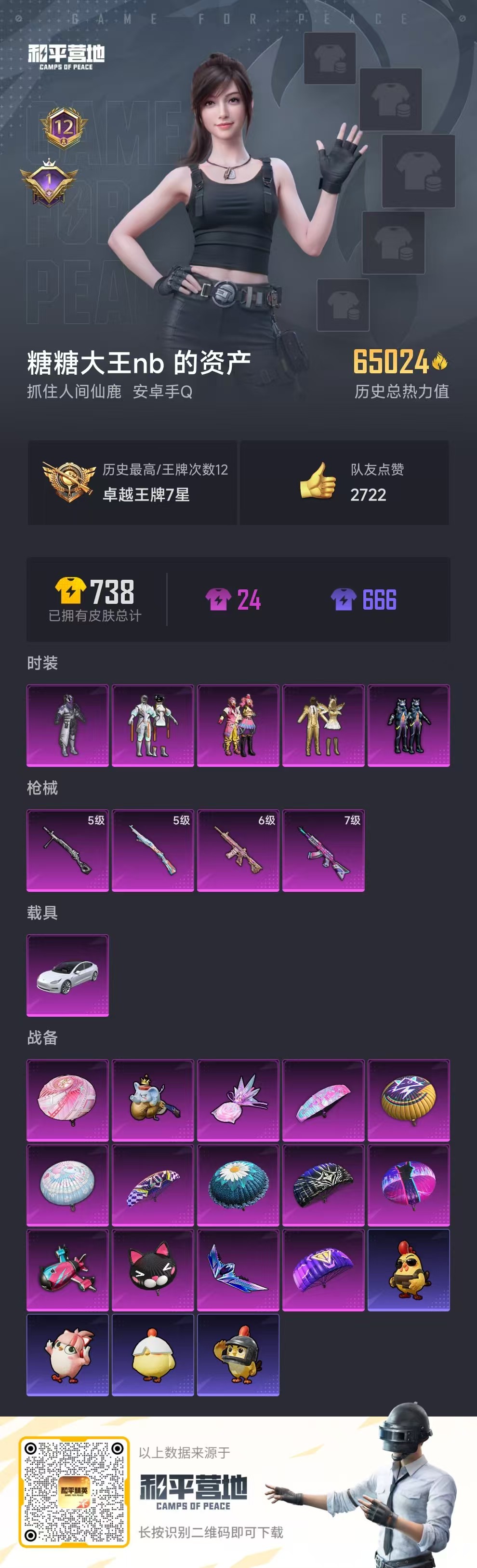 HPCMW478920和平精英账号详情图3