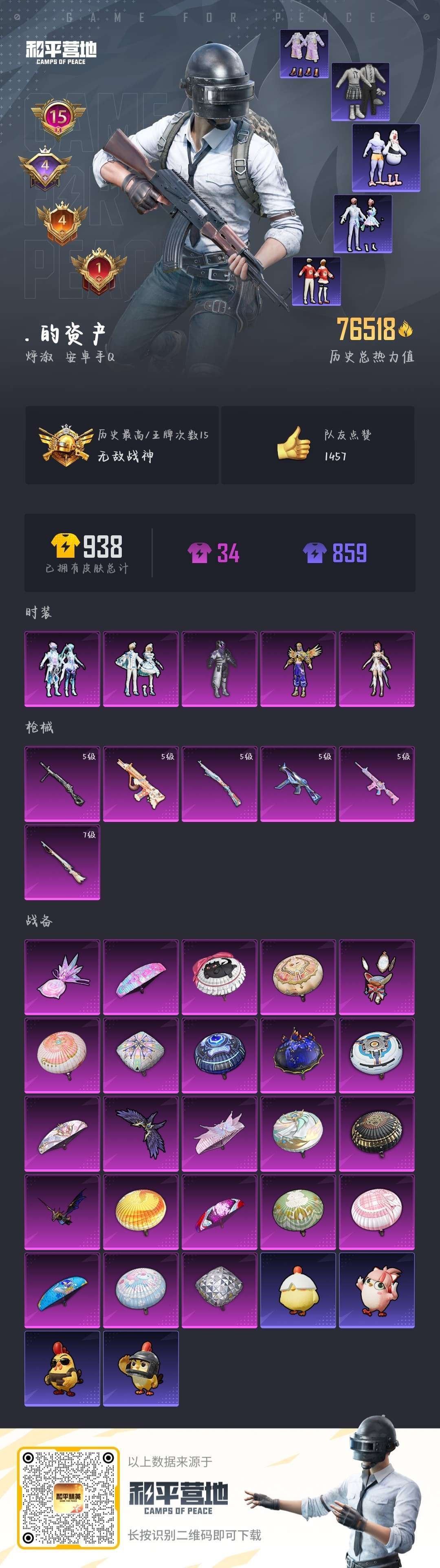 HPCMW476937和平精英账号详情图3