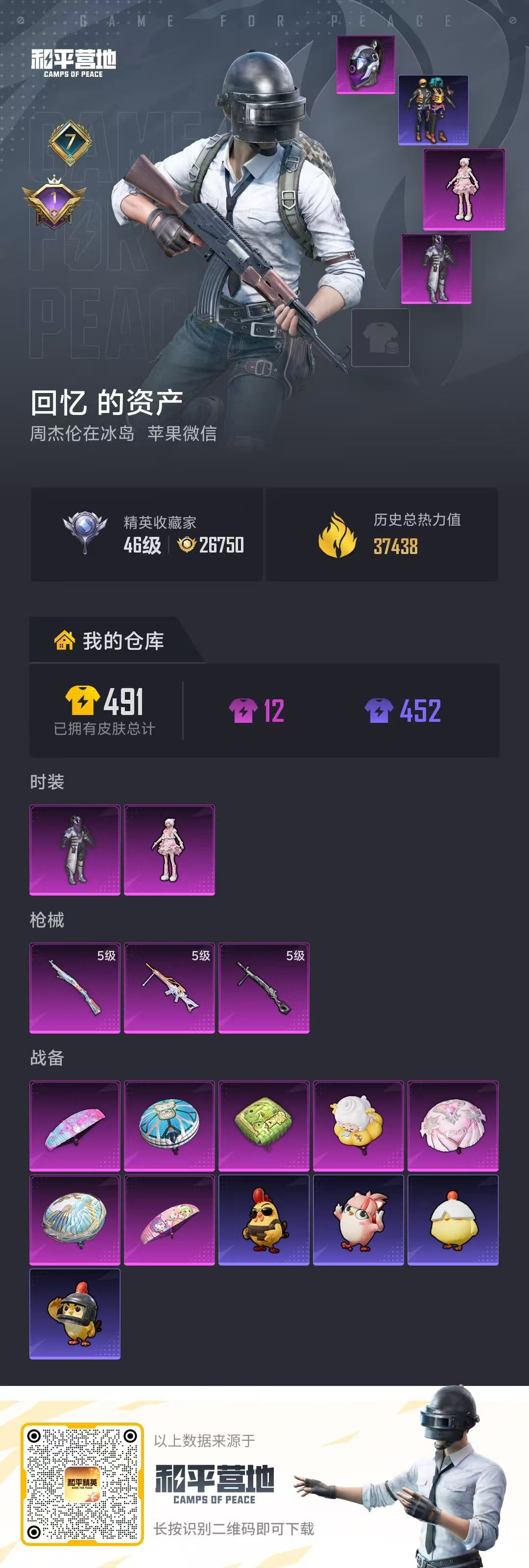 HPCMW476737和平精英账号详情图3