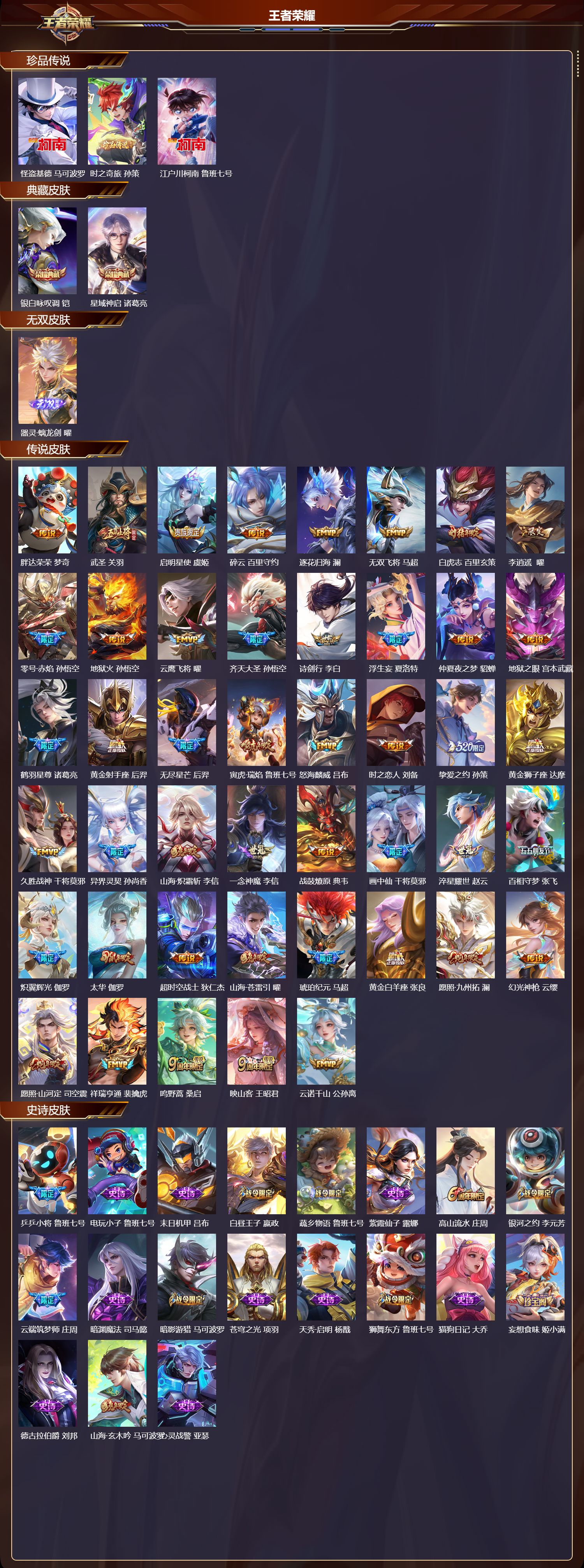 WZCMW4143686王者荣耀账号详情图2