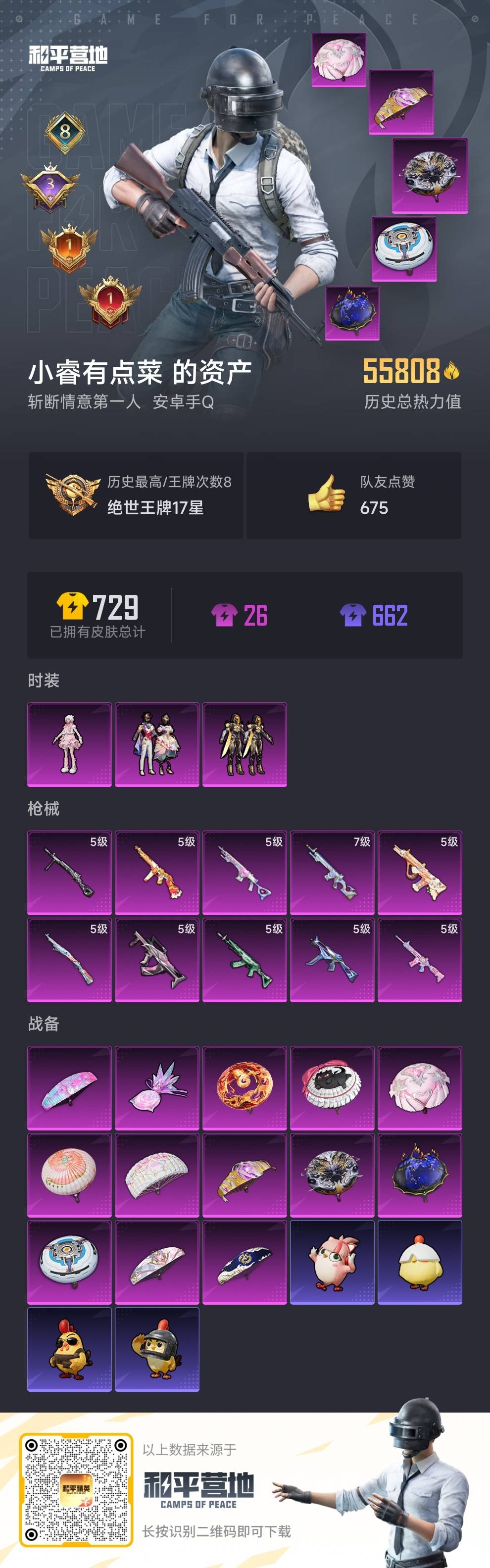 HPSJ476914和平精英账号详情图3