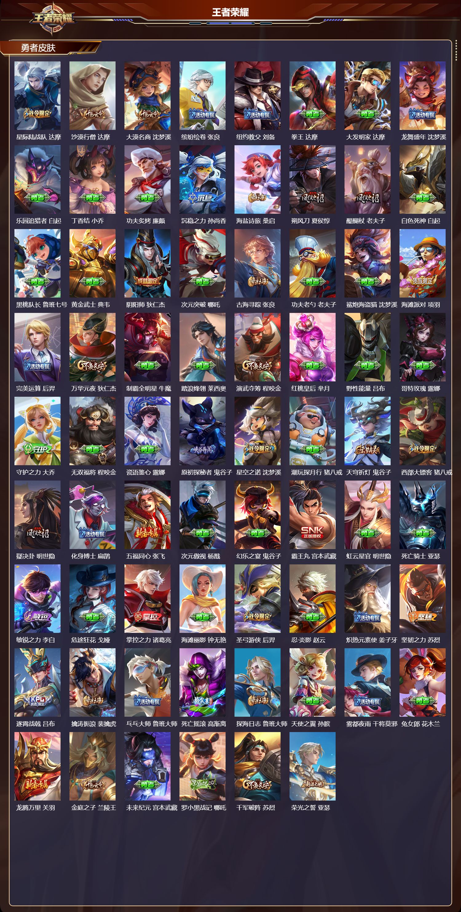 WZQM4145439王者荣耀账号详情图4