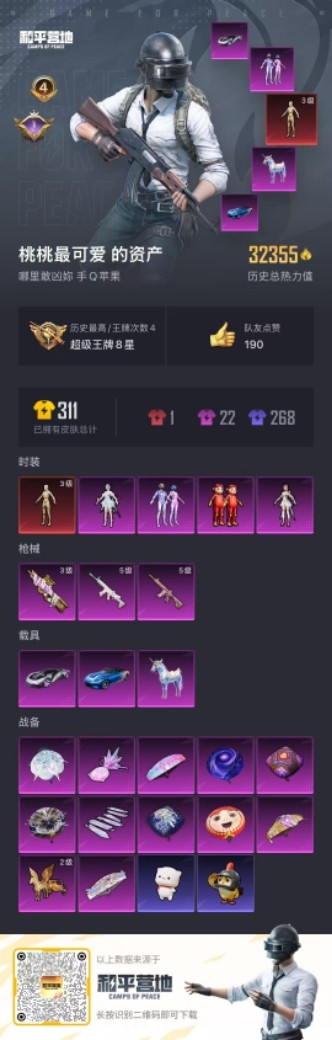 HPCMW477135和平精英账号详情图3