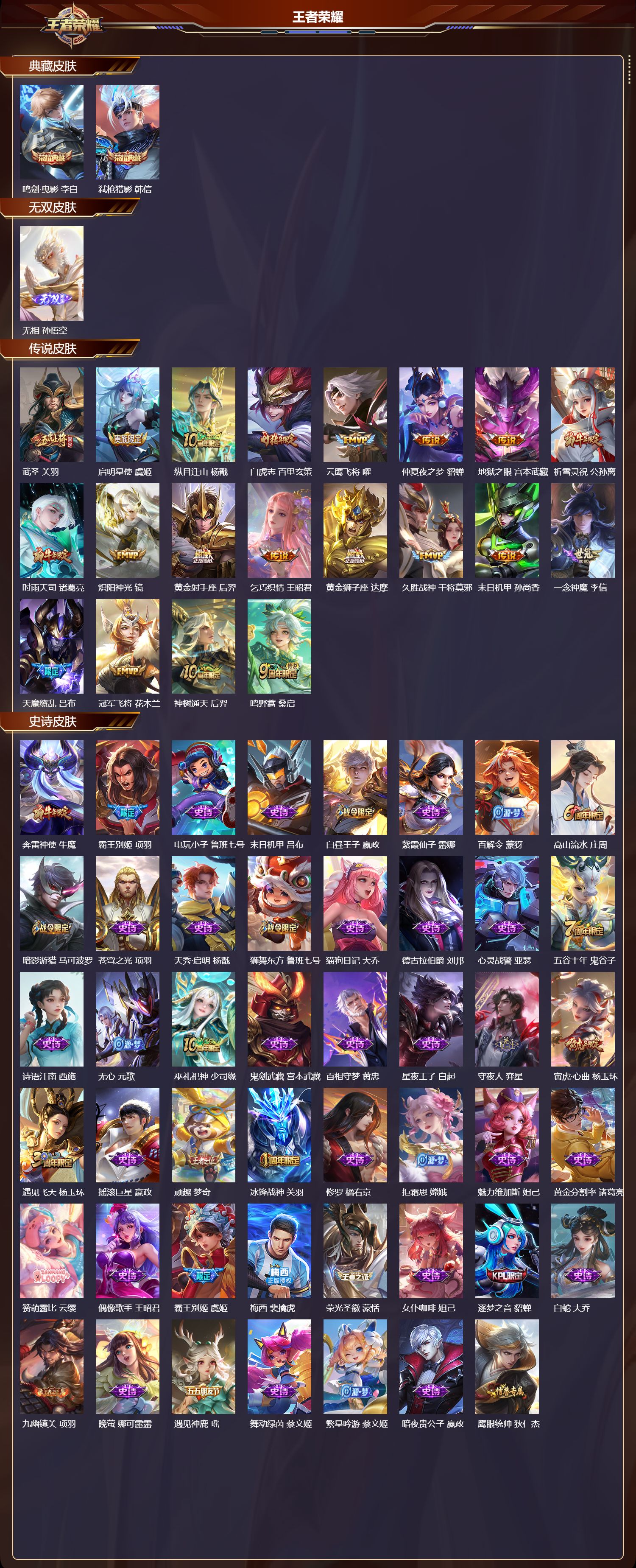 WZCMW4142237王者荣耀账号详情图6