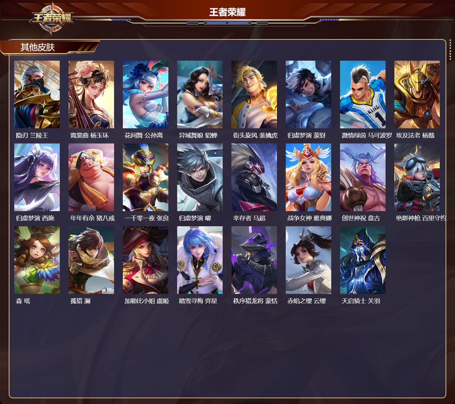 WZMK4151676王者荣耀账号详情图4